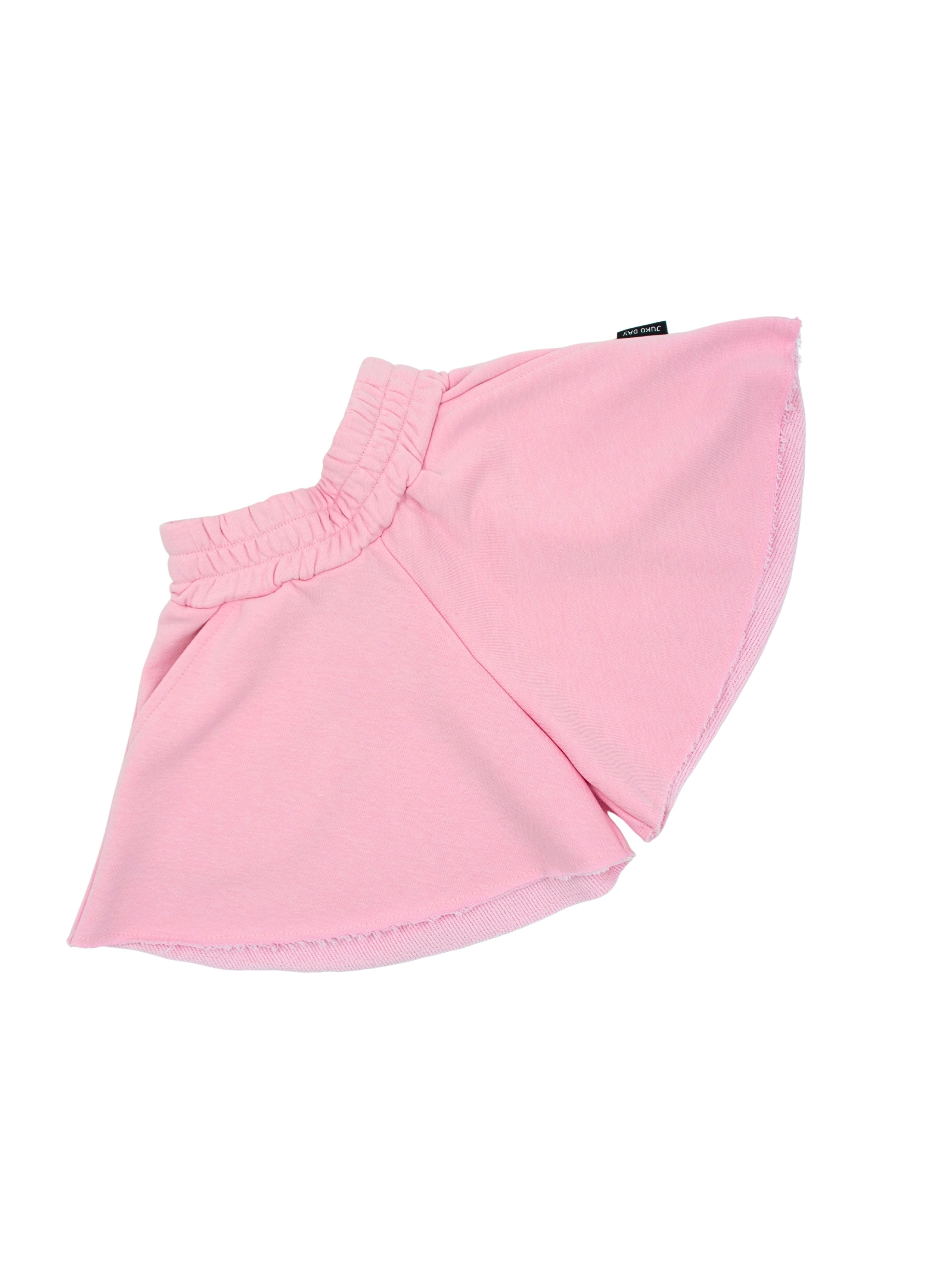 Baby pink spalvos šortai