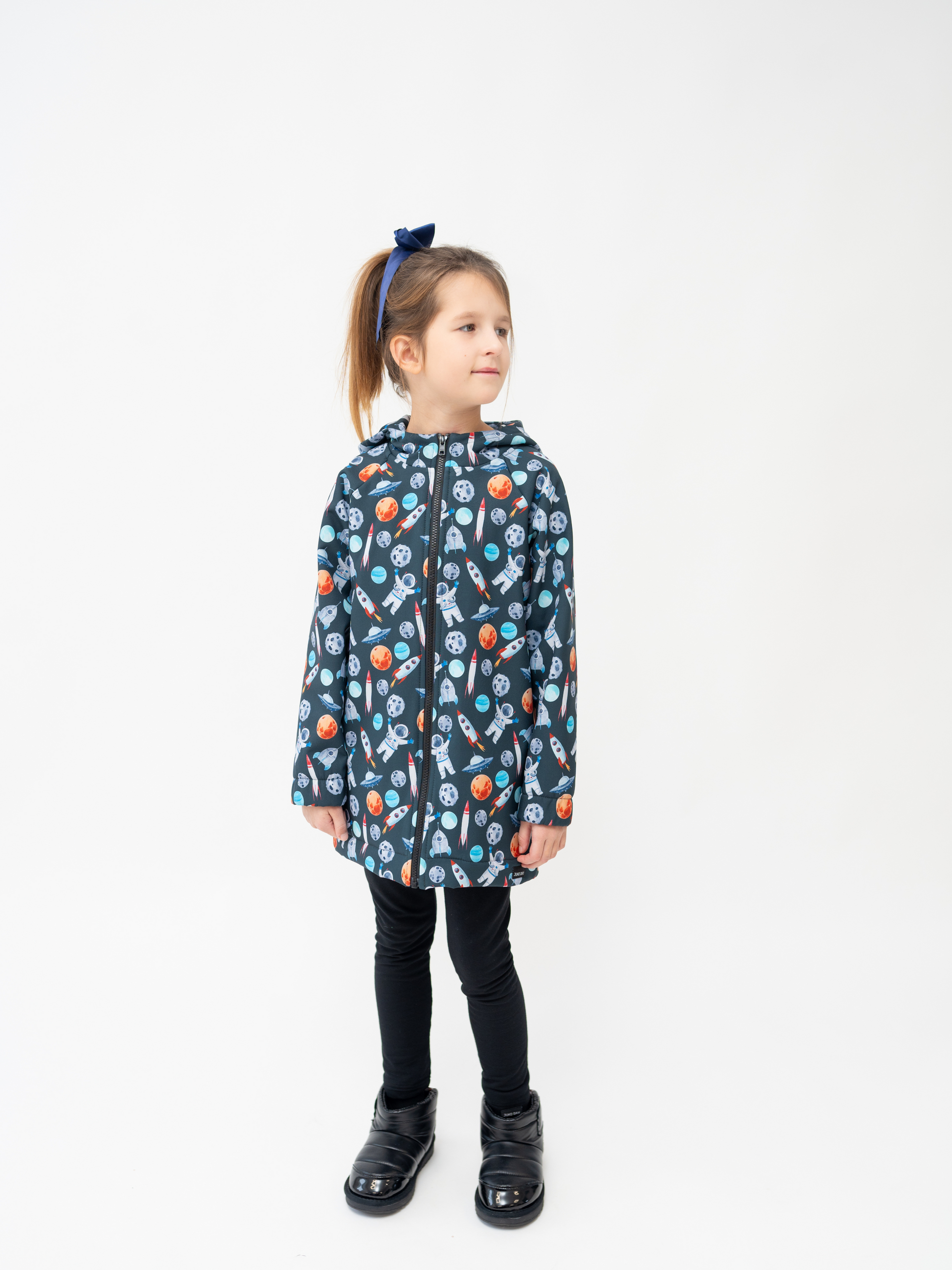 Vaikiškas pavasarinis / rudeninis lietpaltis "Kosmonautai" - Jukoday