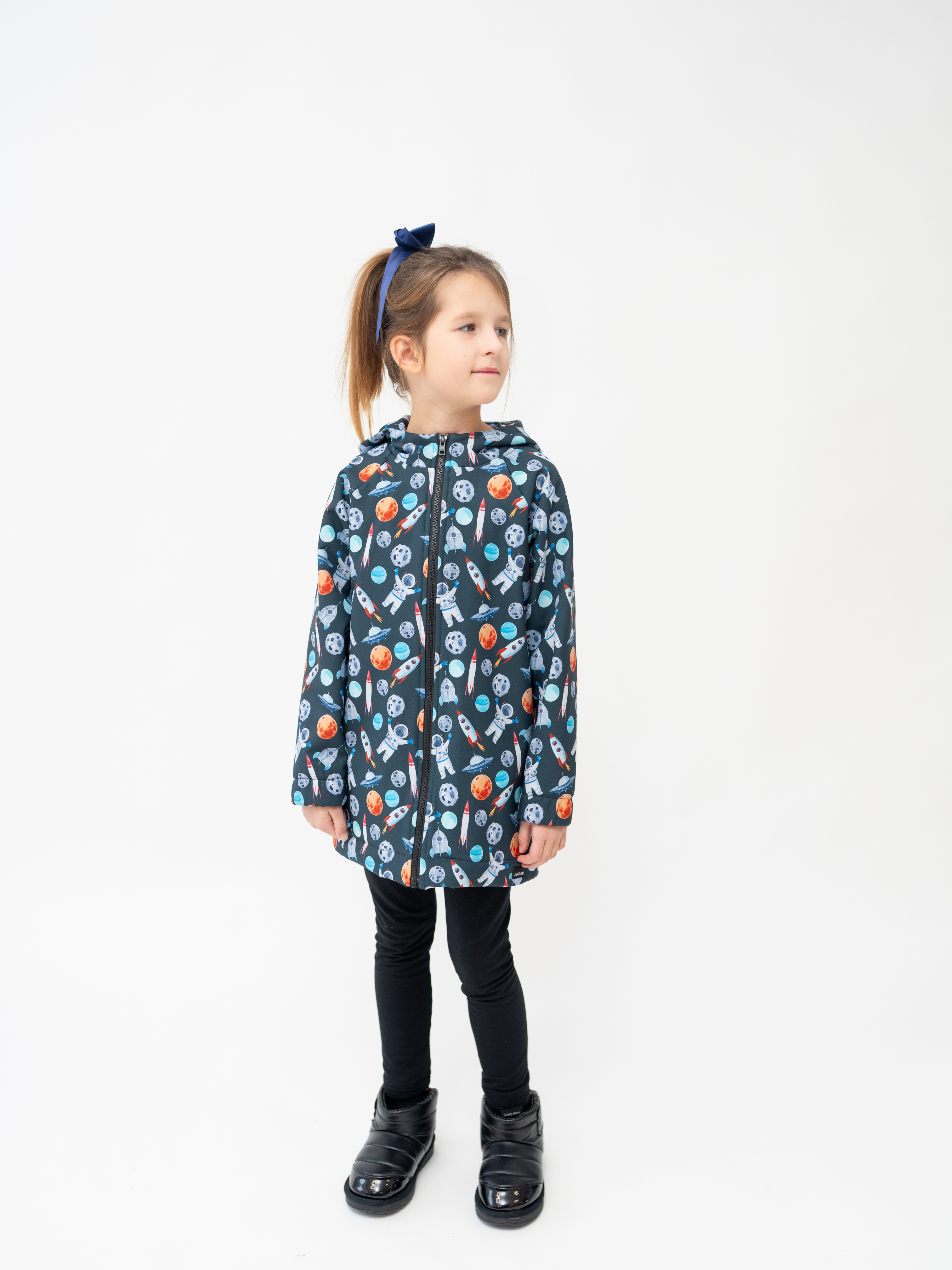 Vaikiškas pavasarinis / rudeninis lietpaltis "Kosmonautai" - Jukoday