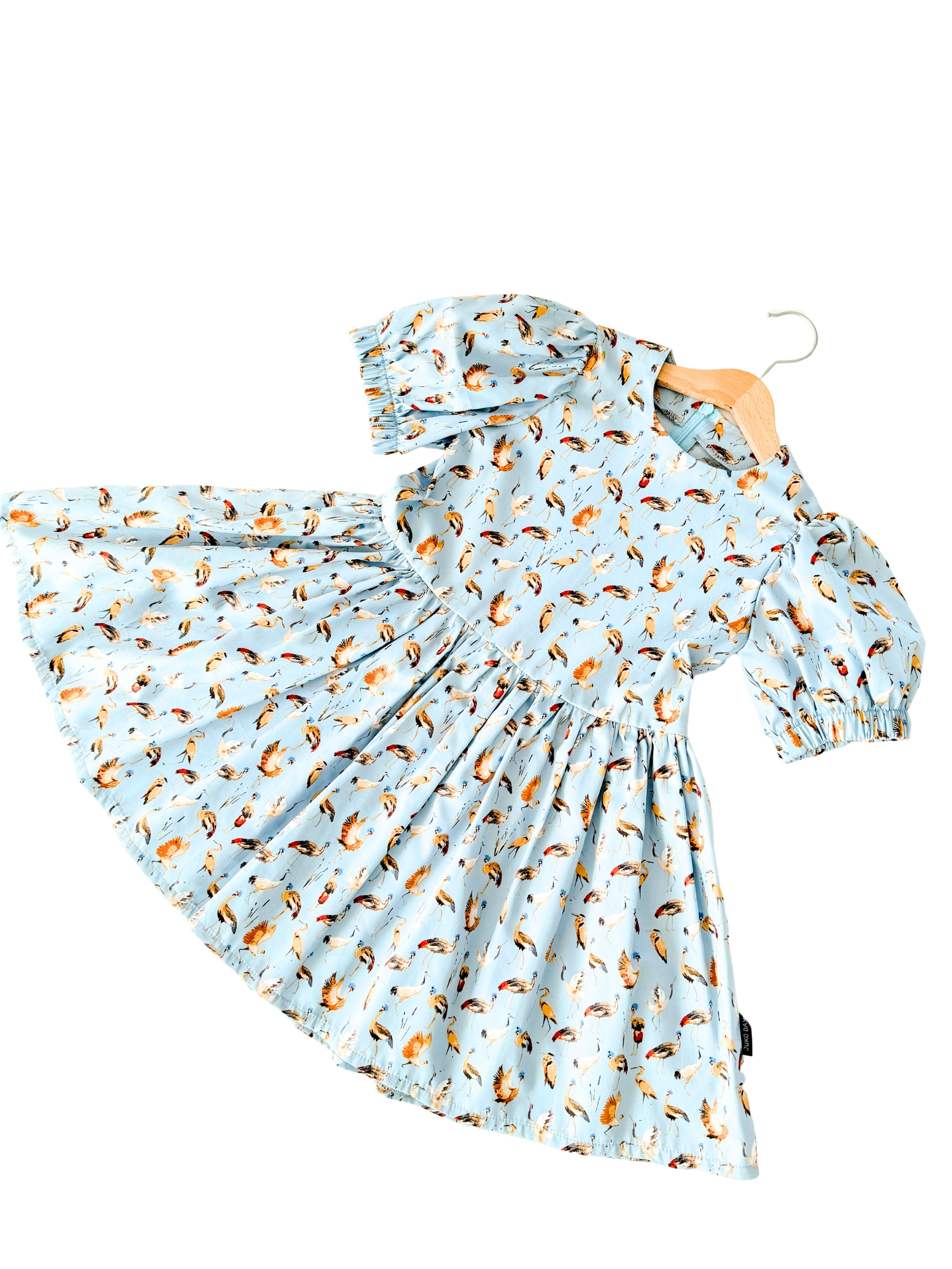 Vaikiška vasarinė suknelė "Blue summer"