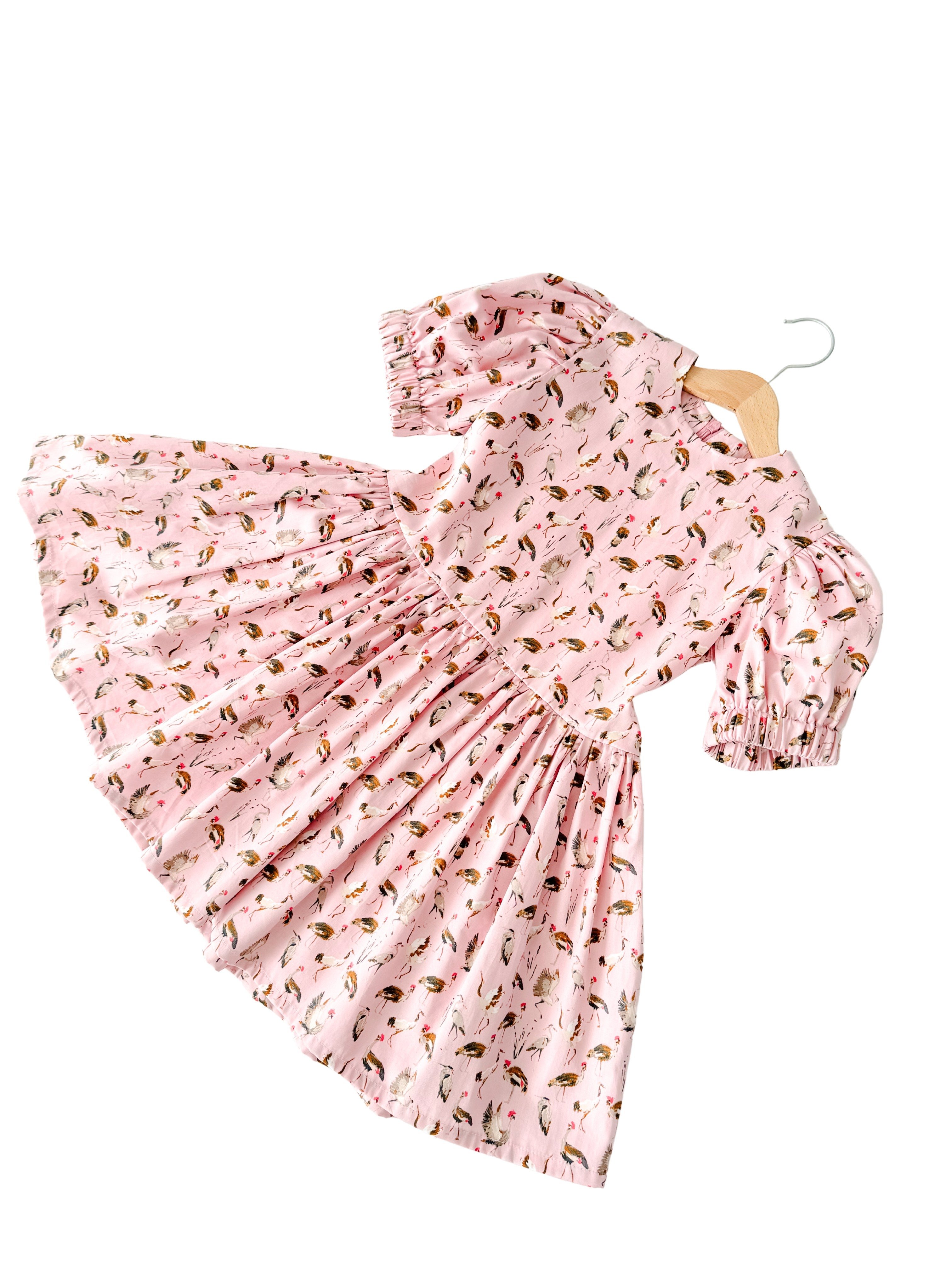 Vaikiška vasarinė suknelė "Pink summer"