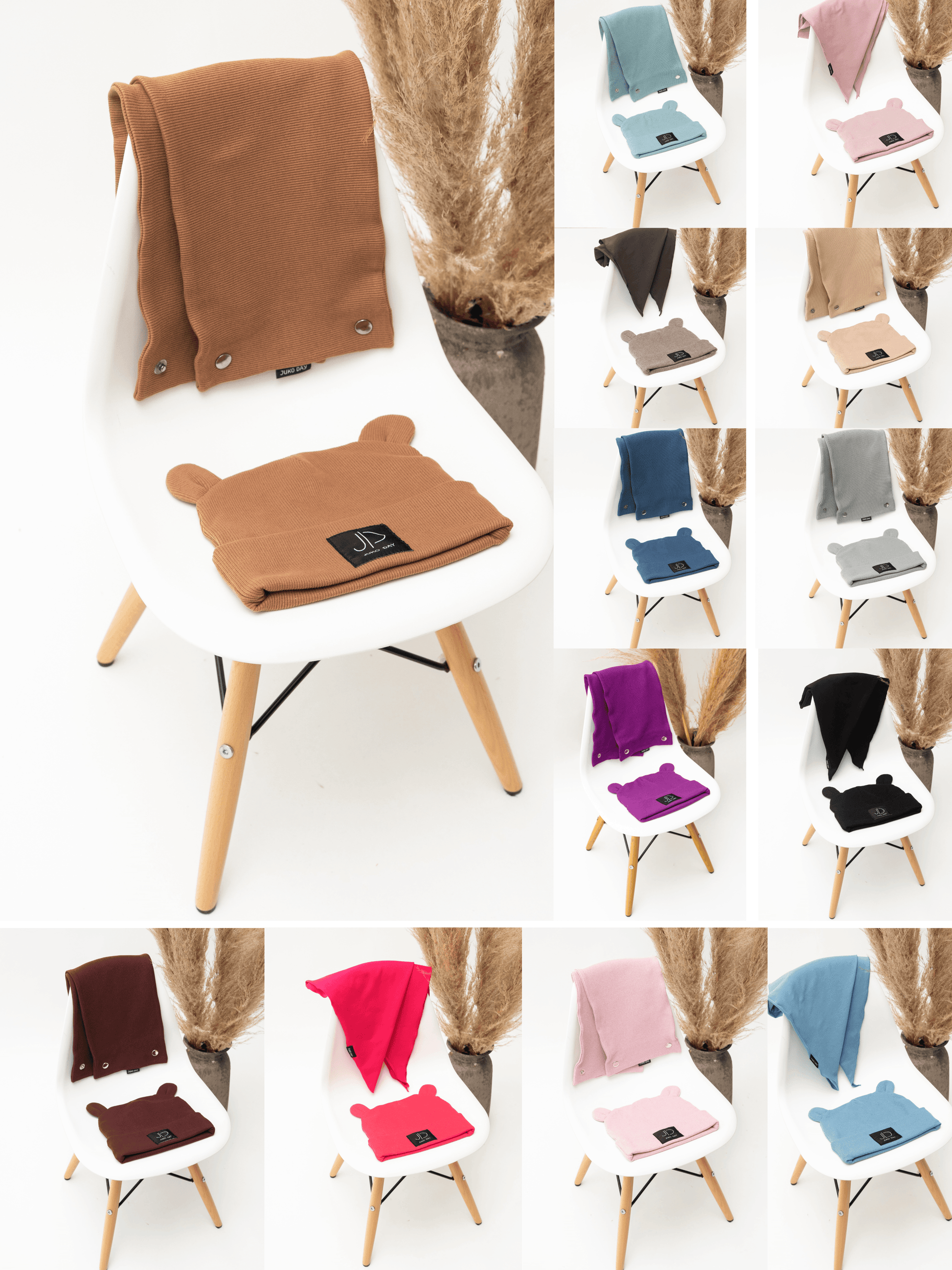 Meškučio modelio, dvigubos pavasarinės / rudeninės RIB kepurės vaikams