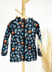 Vaikiškas pavasarinis / rudeninis lietpaltis "Kosmonautai" - Jukoday