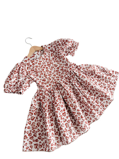 Vaikiška vasarinė muslino suknelė "Happy day"