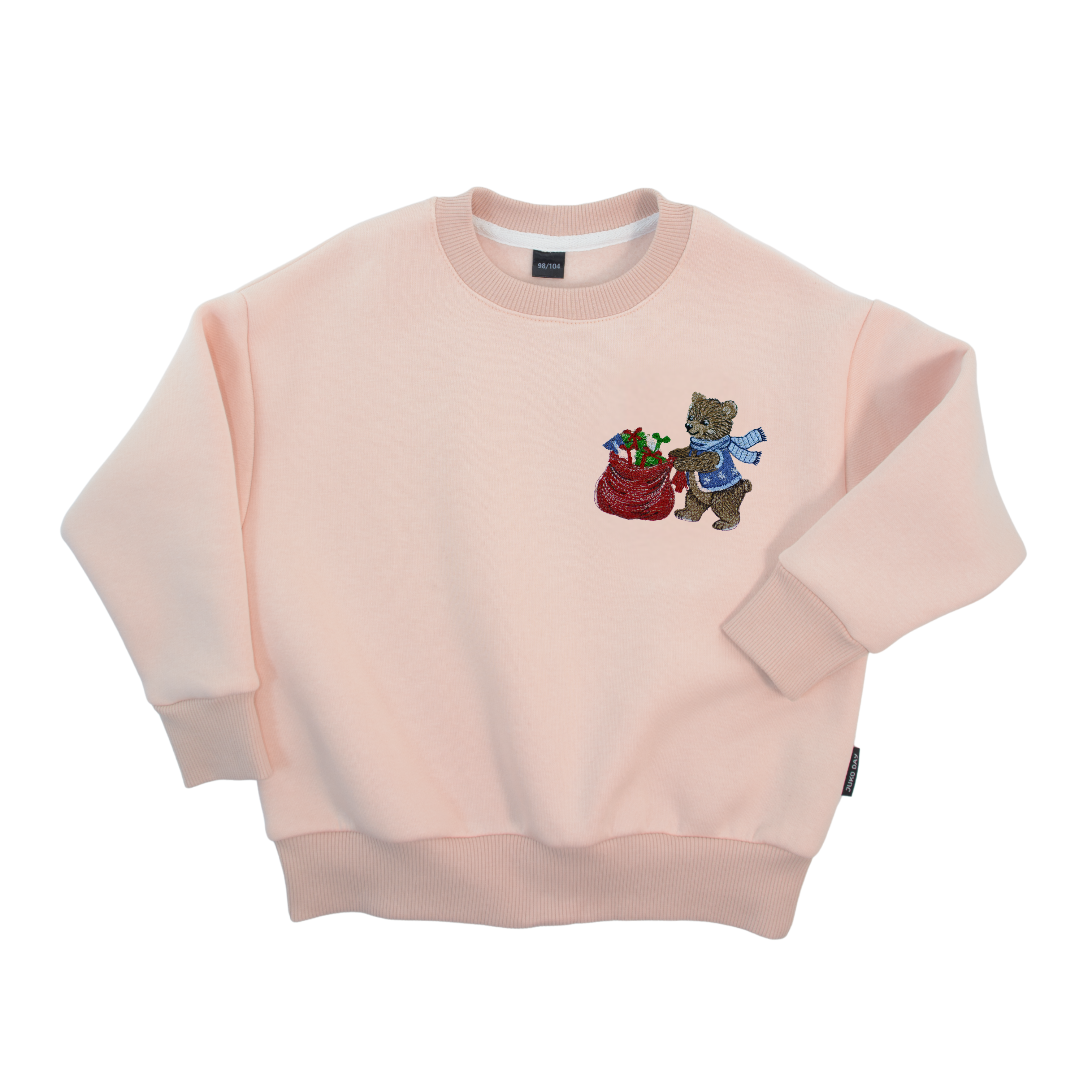 Persiko spalvos kalėdinis džemperis | SUSIKOMPLEKTUOK VISAI ŠEIMAI