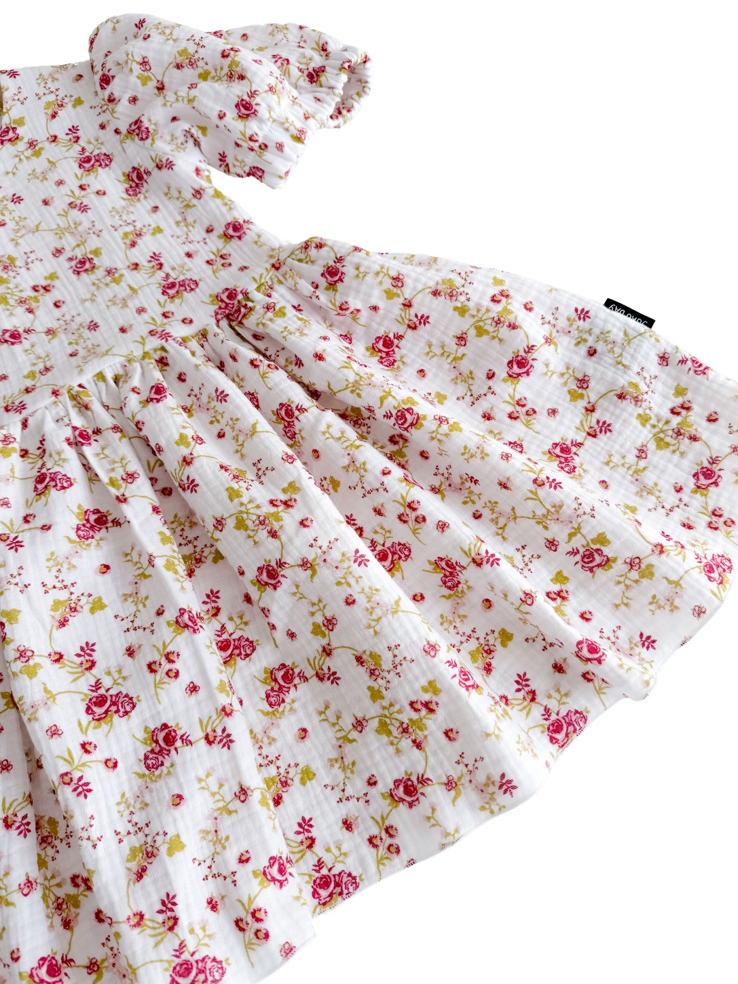 Children's summer muslin dress "Small flowers"