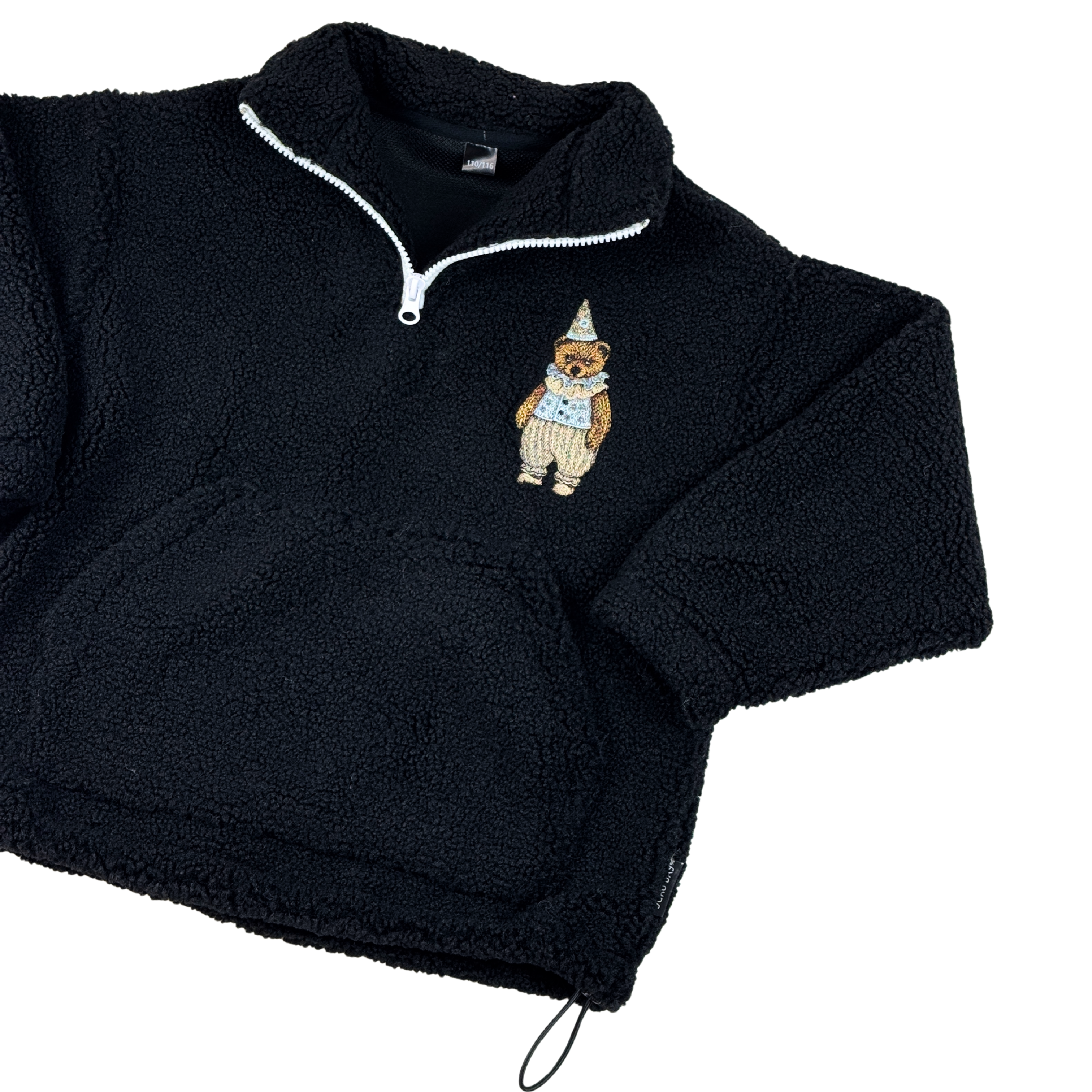 Juodos spalvos vaikiškas TEDDY džemperis