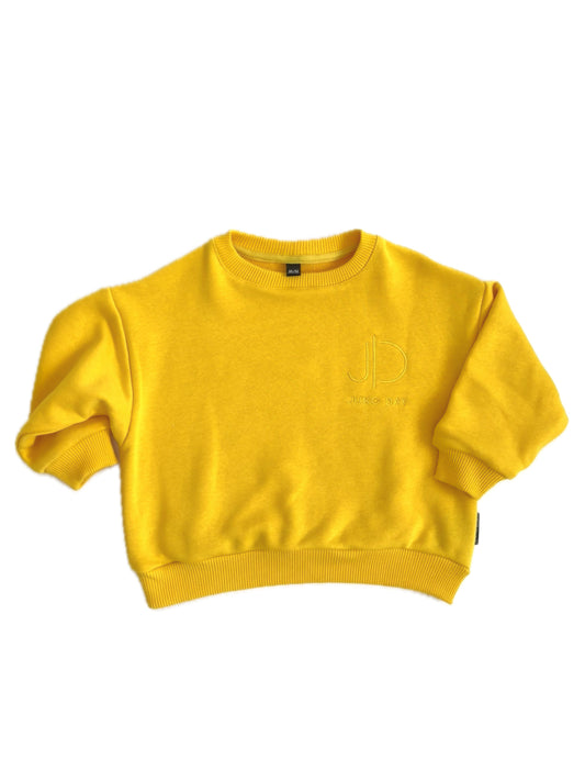 Geltonos spalvos vaikiškas džemperis | 86-92