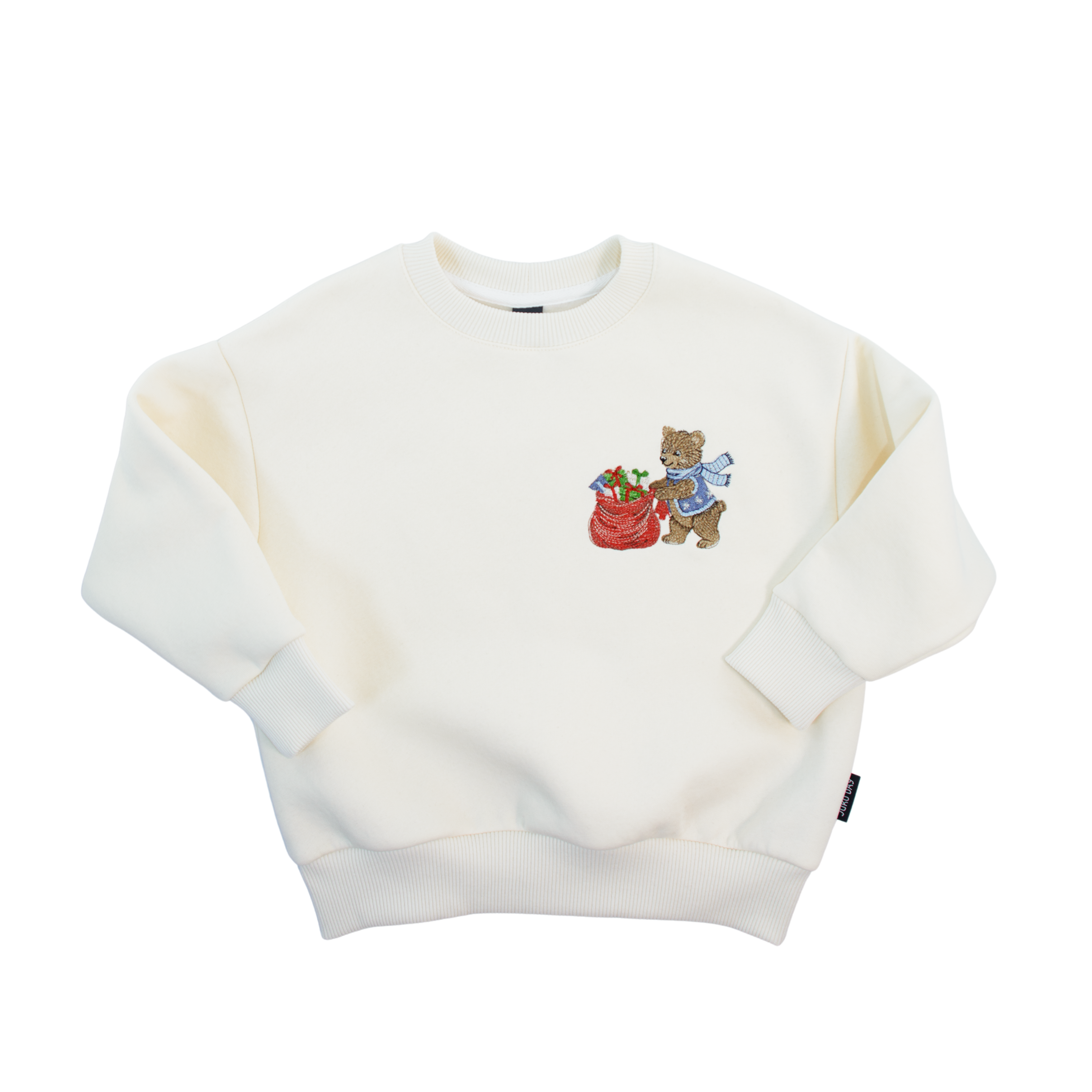 Pieno baltumo spalvos kalėdinis džemperis | SUSIKOMPLEKTUOK VISAI ŠEIMAI