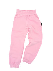 Baby pink spalvos kelnės be pūkelio