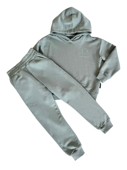 Children's suit without fluff | Gray color