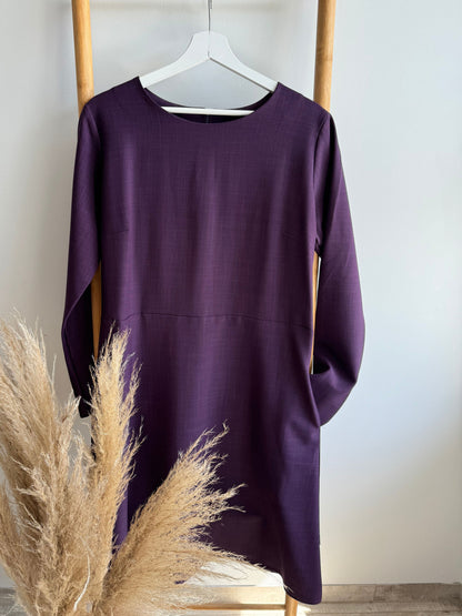 Eggplant colored dress for women