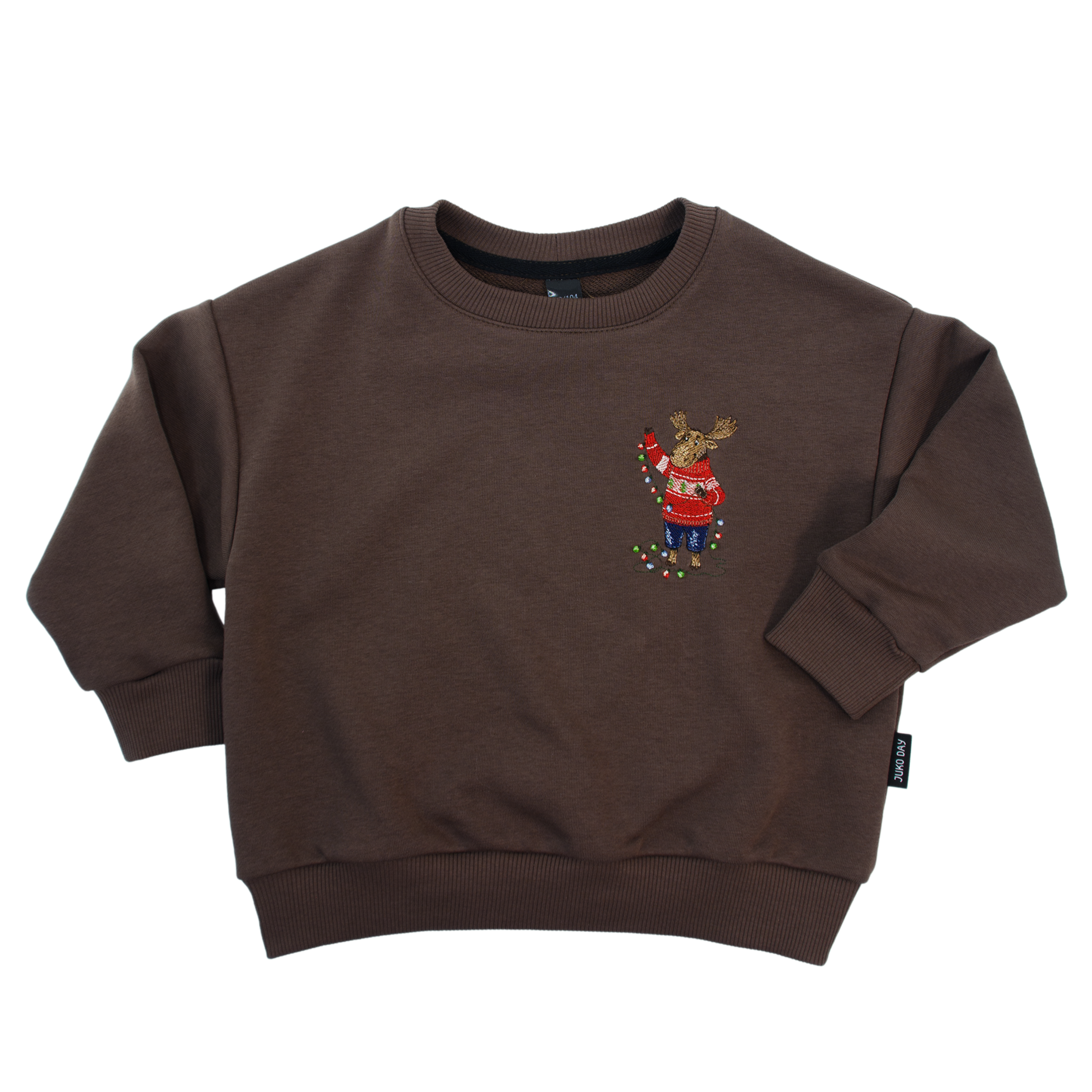 Šokolado spalvos kalėdinis džemperis | SUSIKOMPLEKTUOK VISAI ŠEIMAI