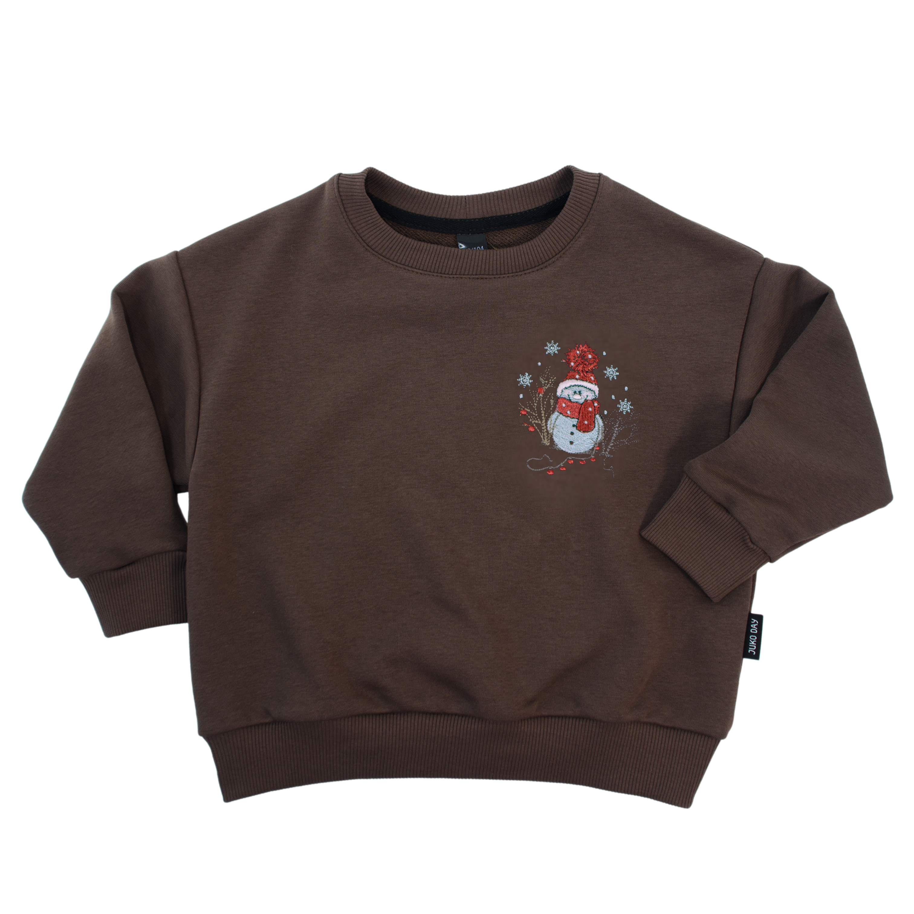 Šokolado spalvos kalėdinis džemperis | SUSIKOMPLEKTUOK VISAI ŠEIMAI