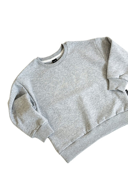 Children's casual sweater "Denim blue"