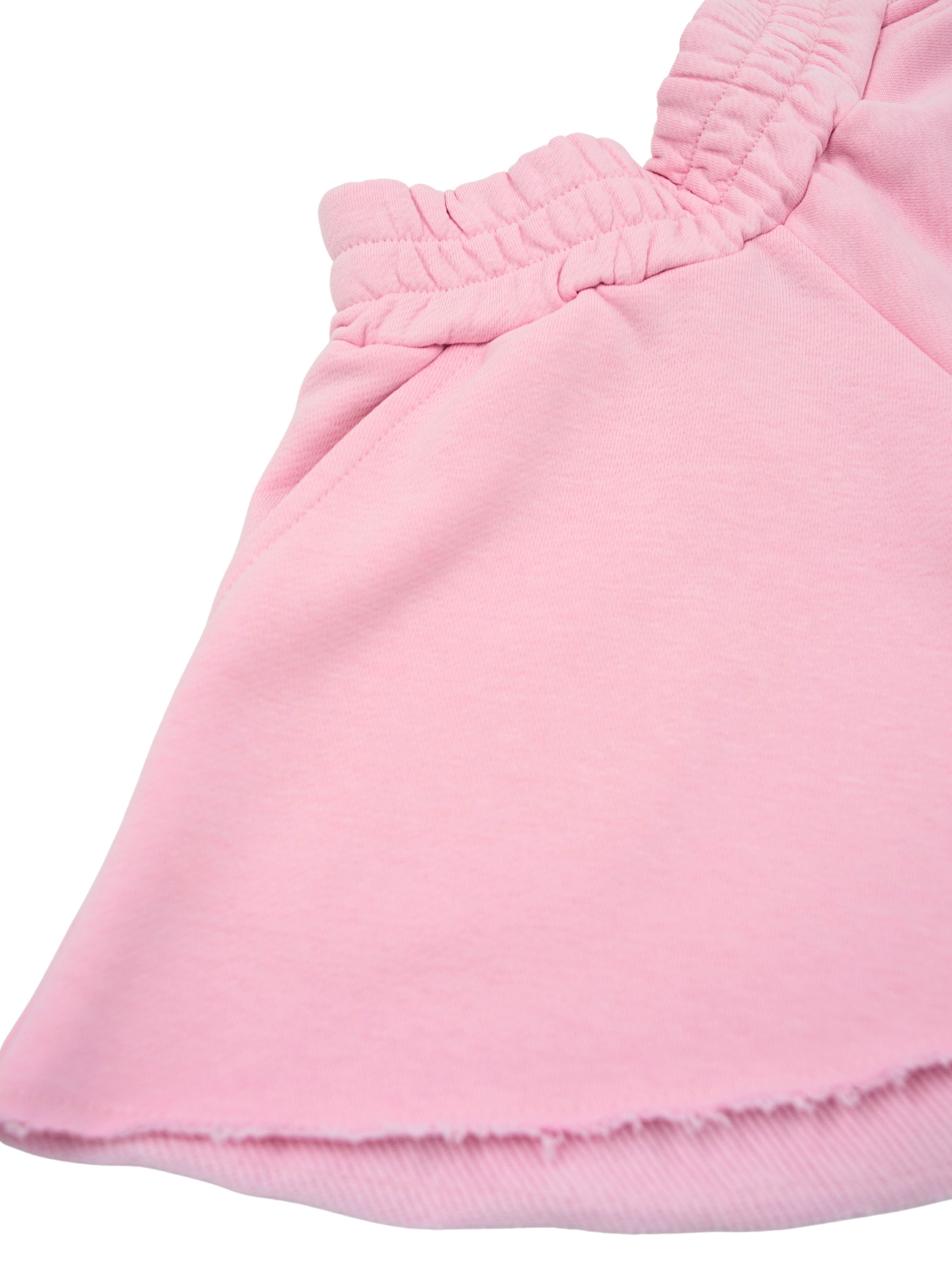 Baby pink spalvos šortai