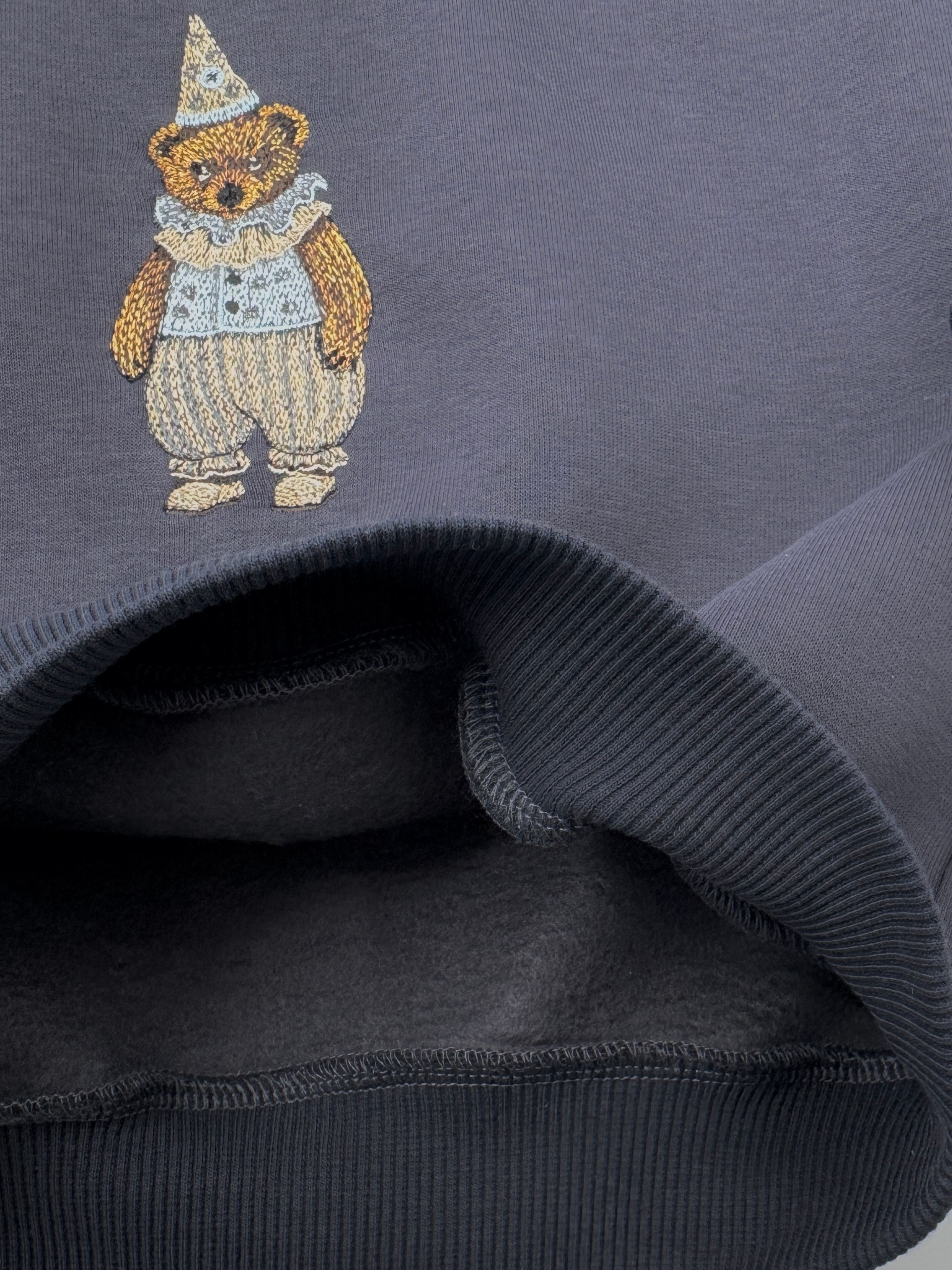 Grafito spalvos vaikiškas laisvalaikio komplektas | "Meškiukas"