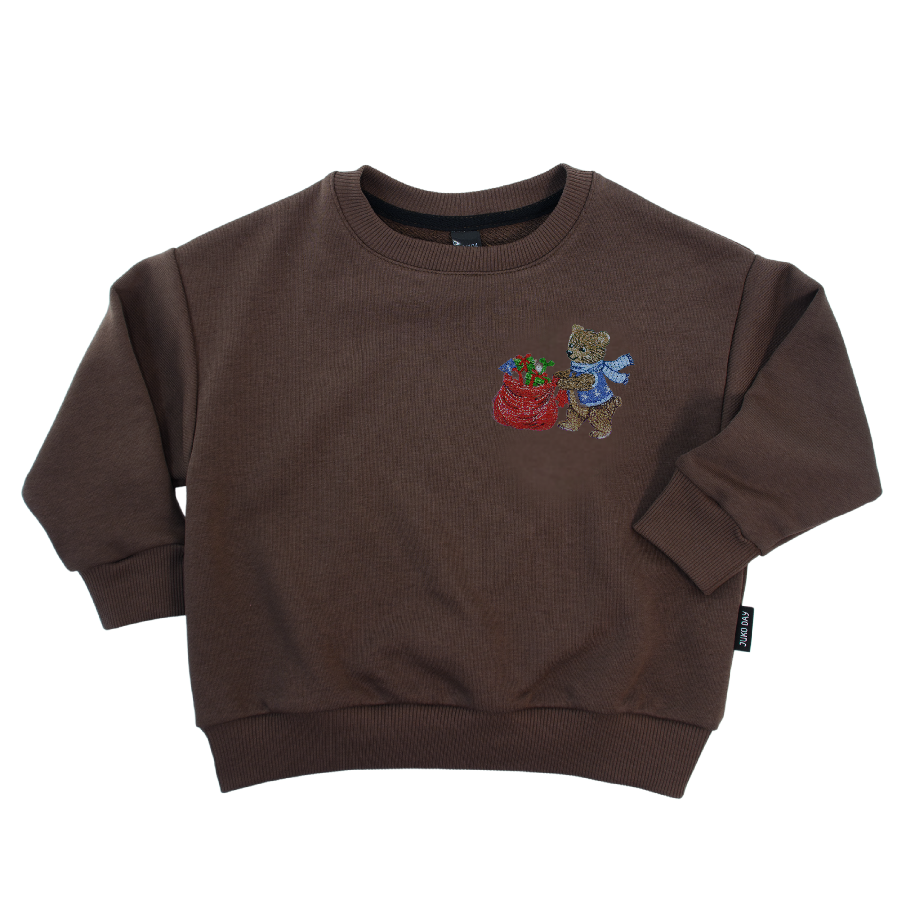 Šokolado spalvos kalėdinis džemperis | SUSIKOMPLEKTUOK VISAI ŠEIMAI