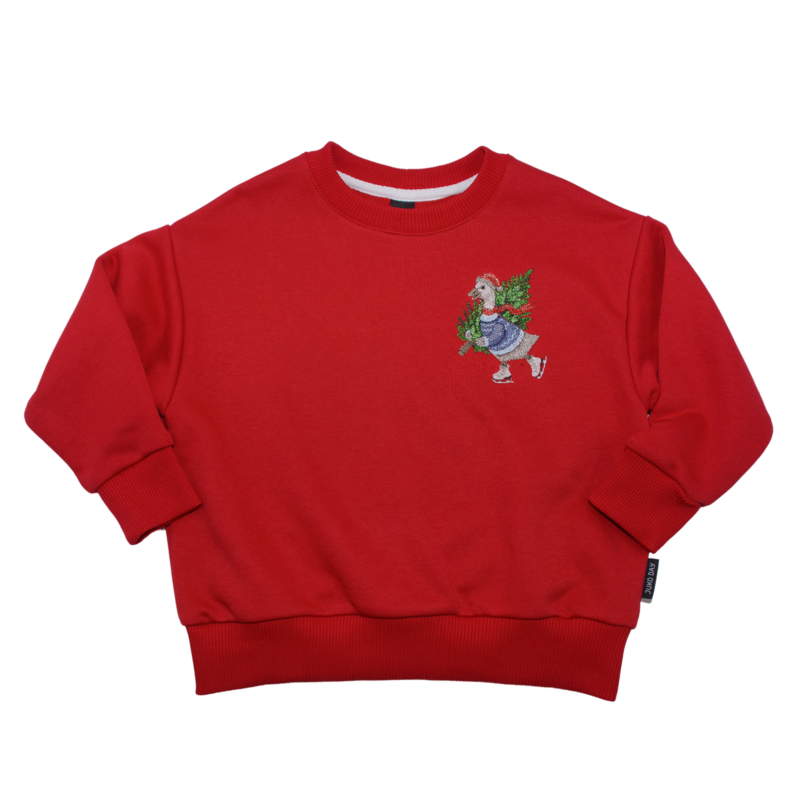 Raudonos spalvos kalėdinis džemperis | SUSIKOMPLEKTUOK VISAI ŠEIMAI