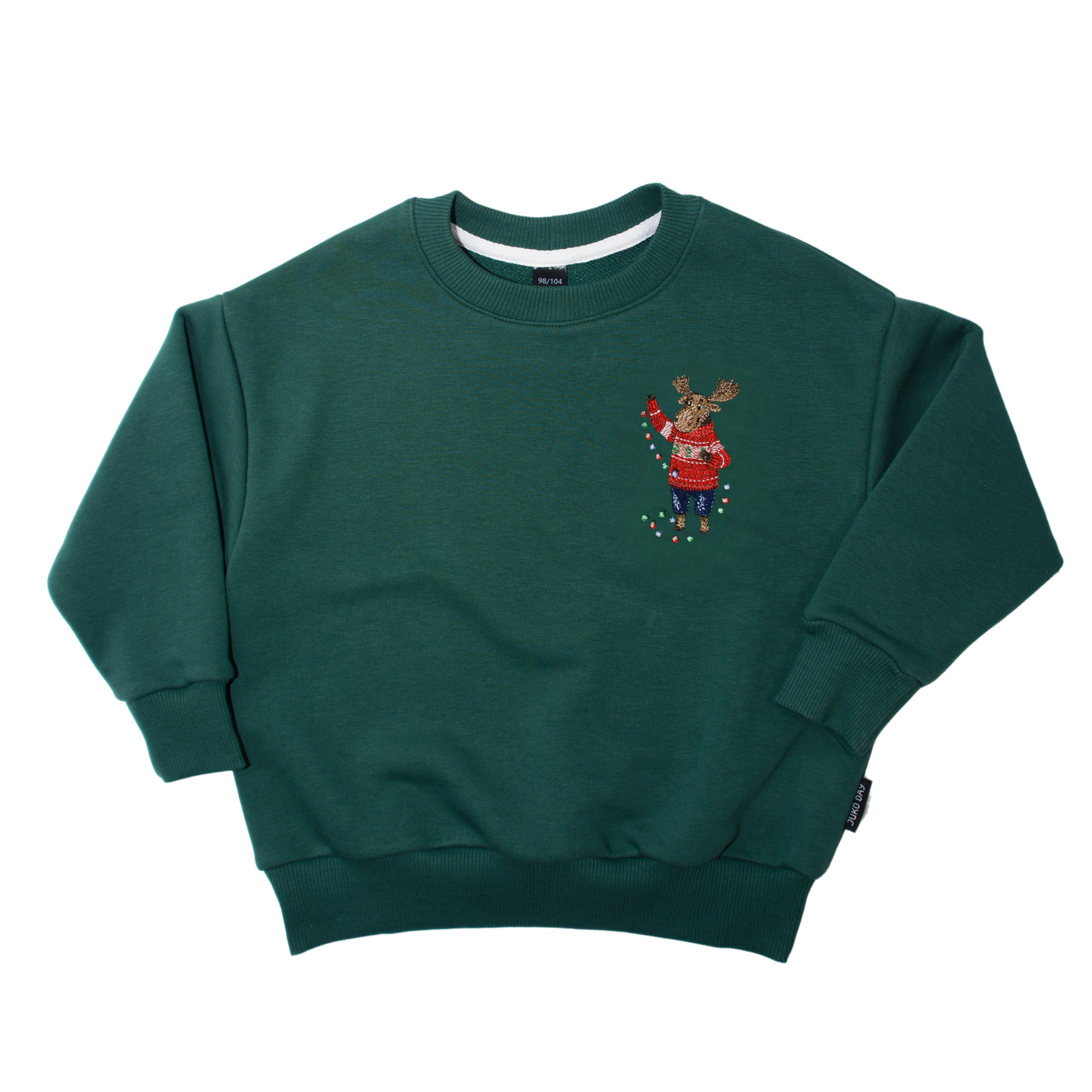 Žalios spalvos kalėdinis džemperis | SUSIKOMPLEKTUOK VISAI ŠEIMAI