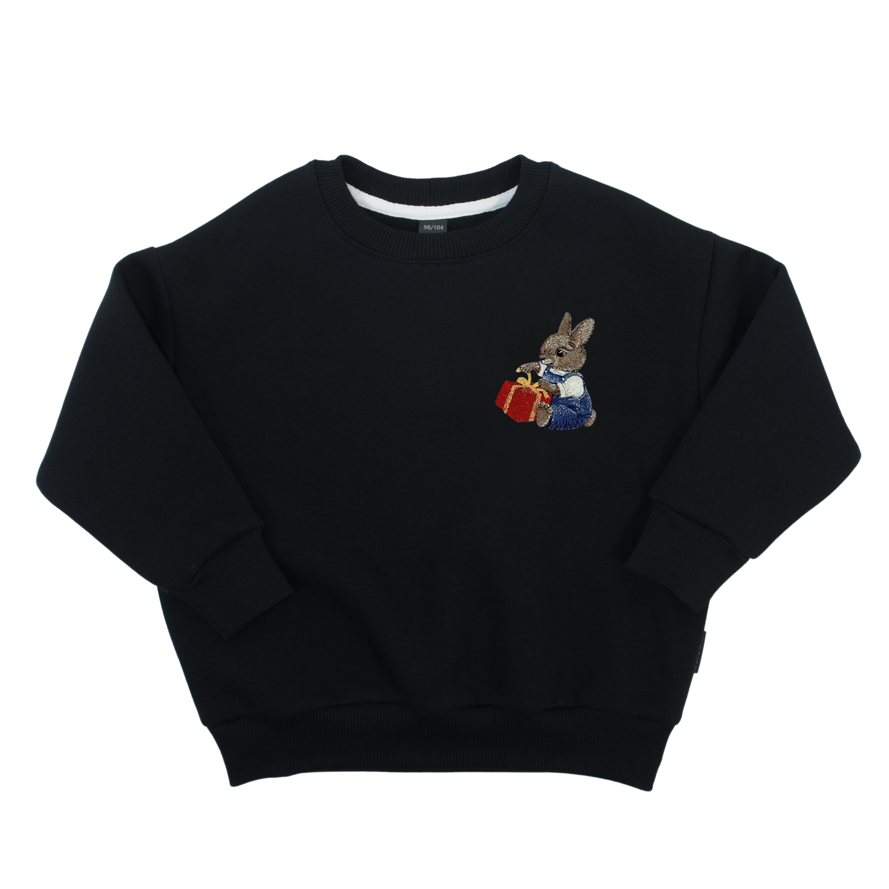 Juodos spalvos kalėdinis džemperis | SUSIKOMPLEKTUOK VISAI ŠEIMAI