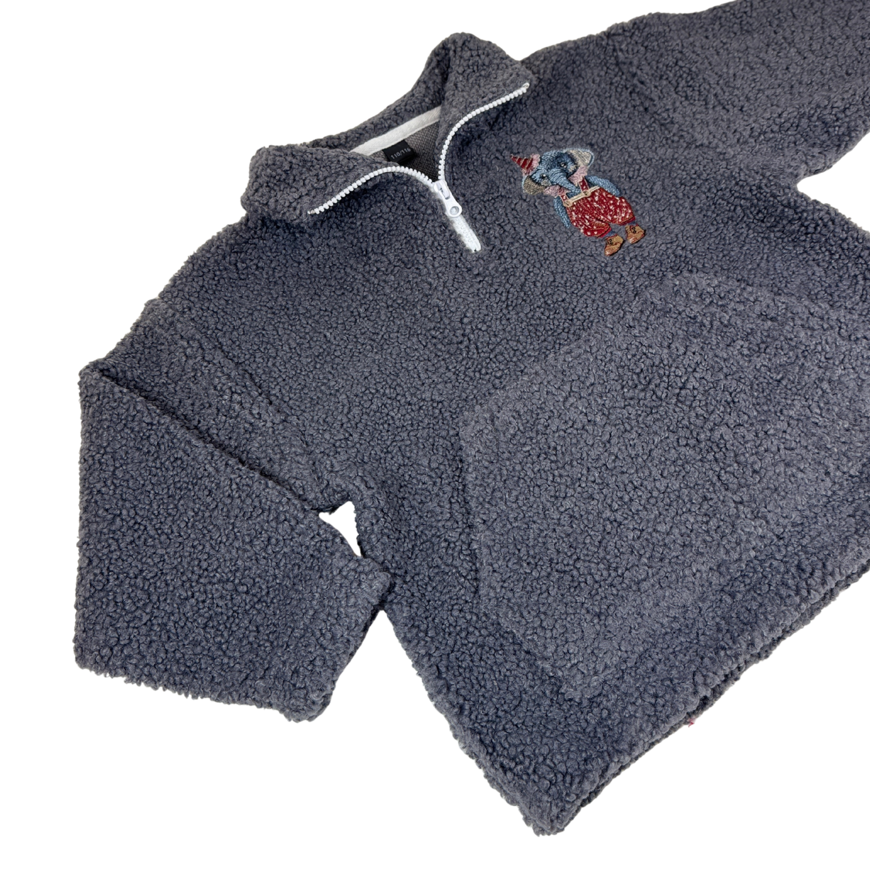 Pilkos spalvos vaikiškas TEDDY džemperis