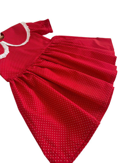 Children's summer dress "Red lady"