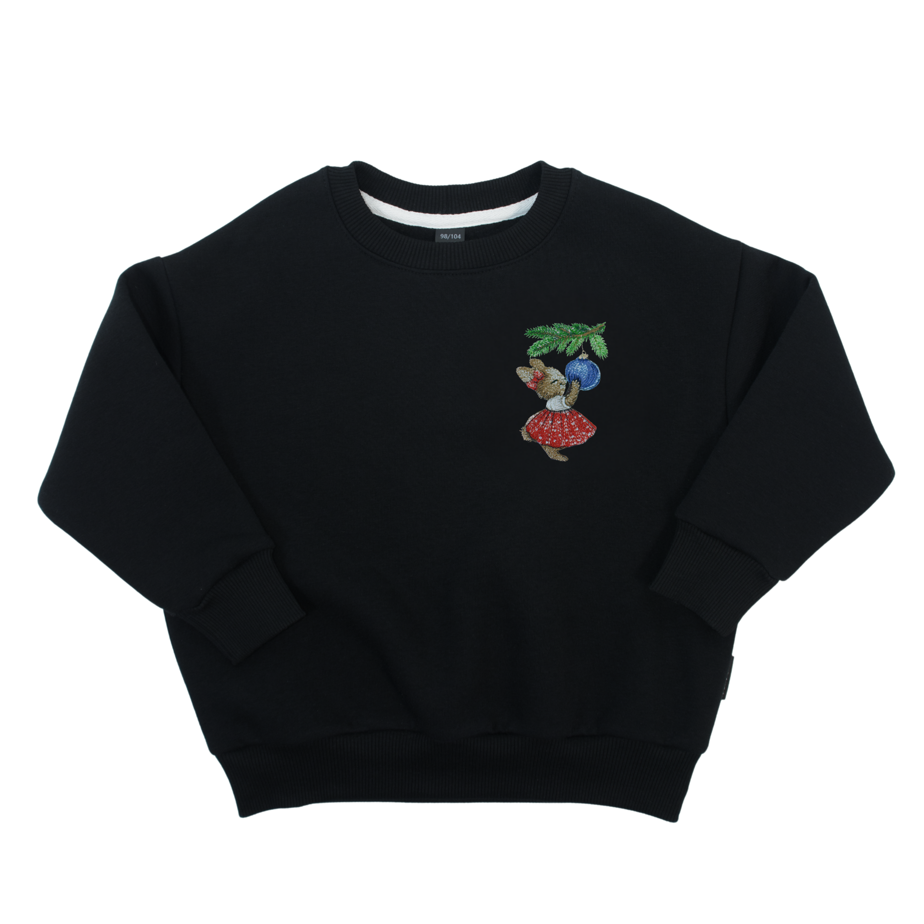 Juodos spalvos kalėdinis džemperis | SUSIKOMPLEKTUOK VISAI ŠEIMAI