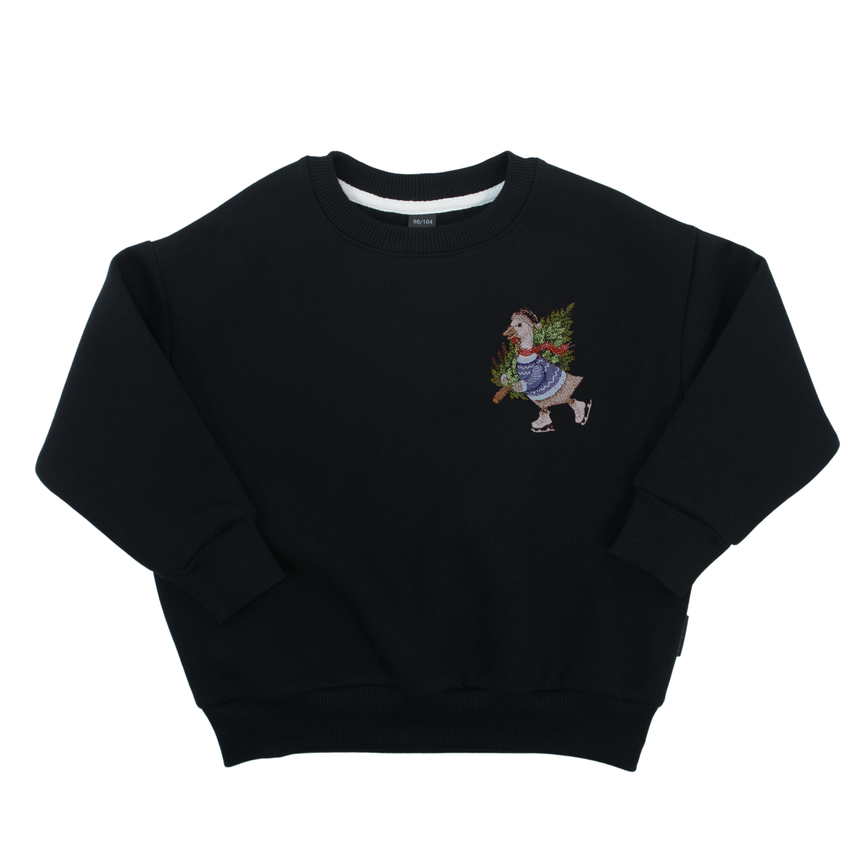 Juodos spalvos kalėdinis džemperis | SUSIKOMPLEKTUOK VISAI ŠEIMAI