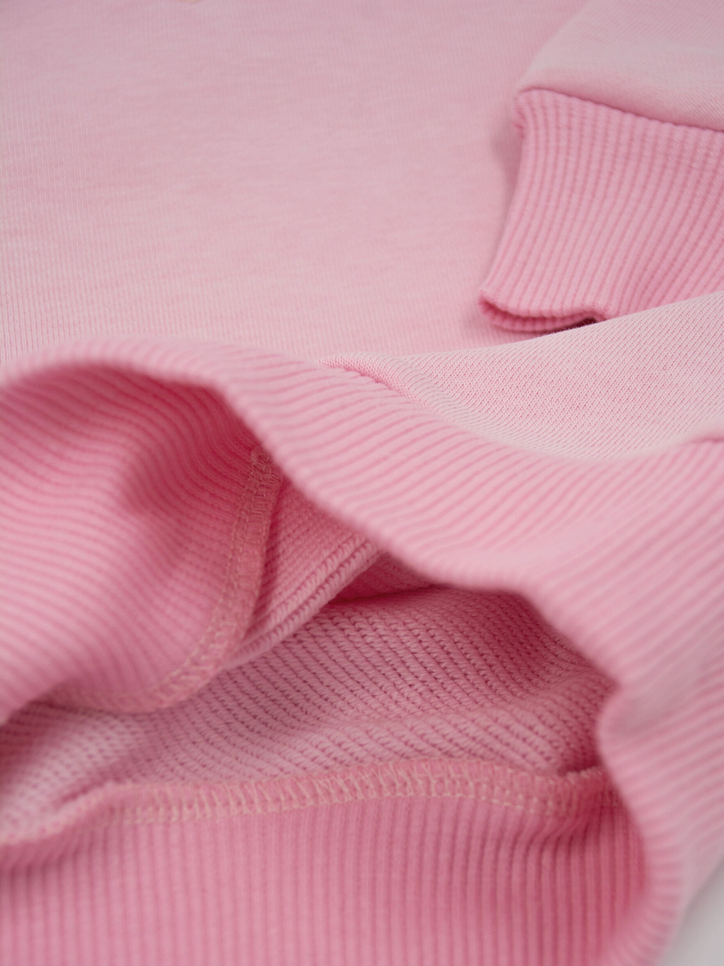 Baby pink spalvos vaikiškas kostiumėlis "Gėlytės"