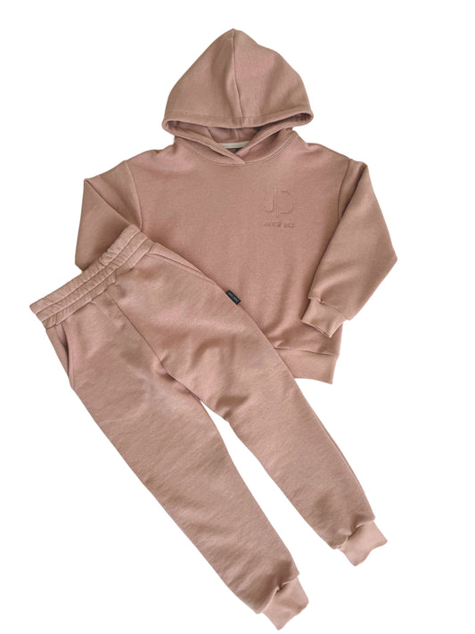 Children's suit without fluff | Muted ash pink