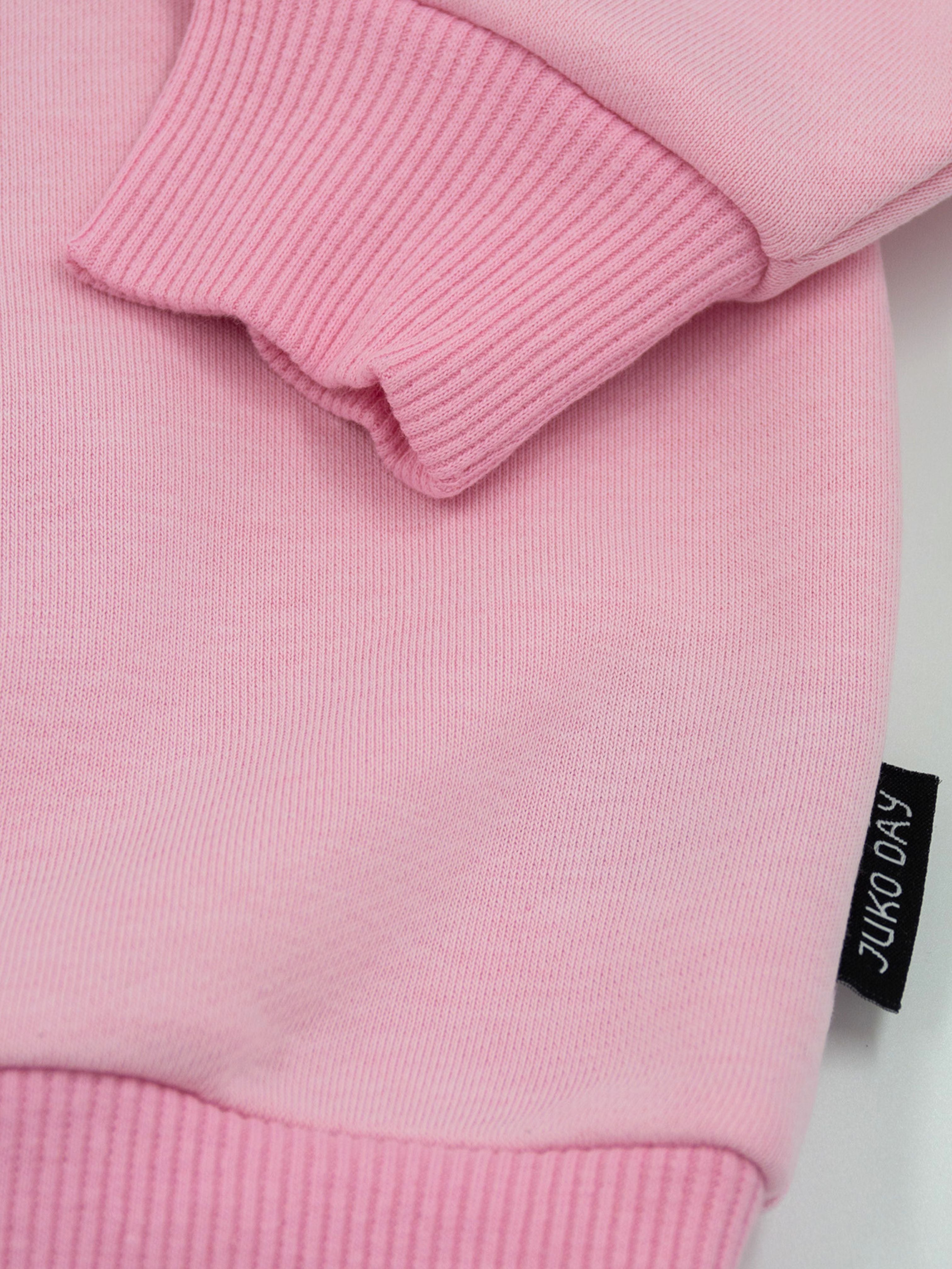 Baby pink spalvos vaikiškas kostiumėlis "Gėlytės"