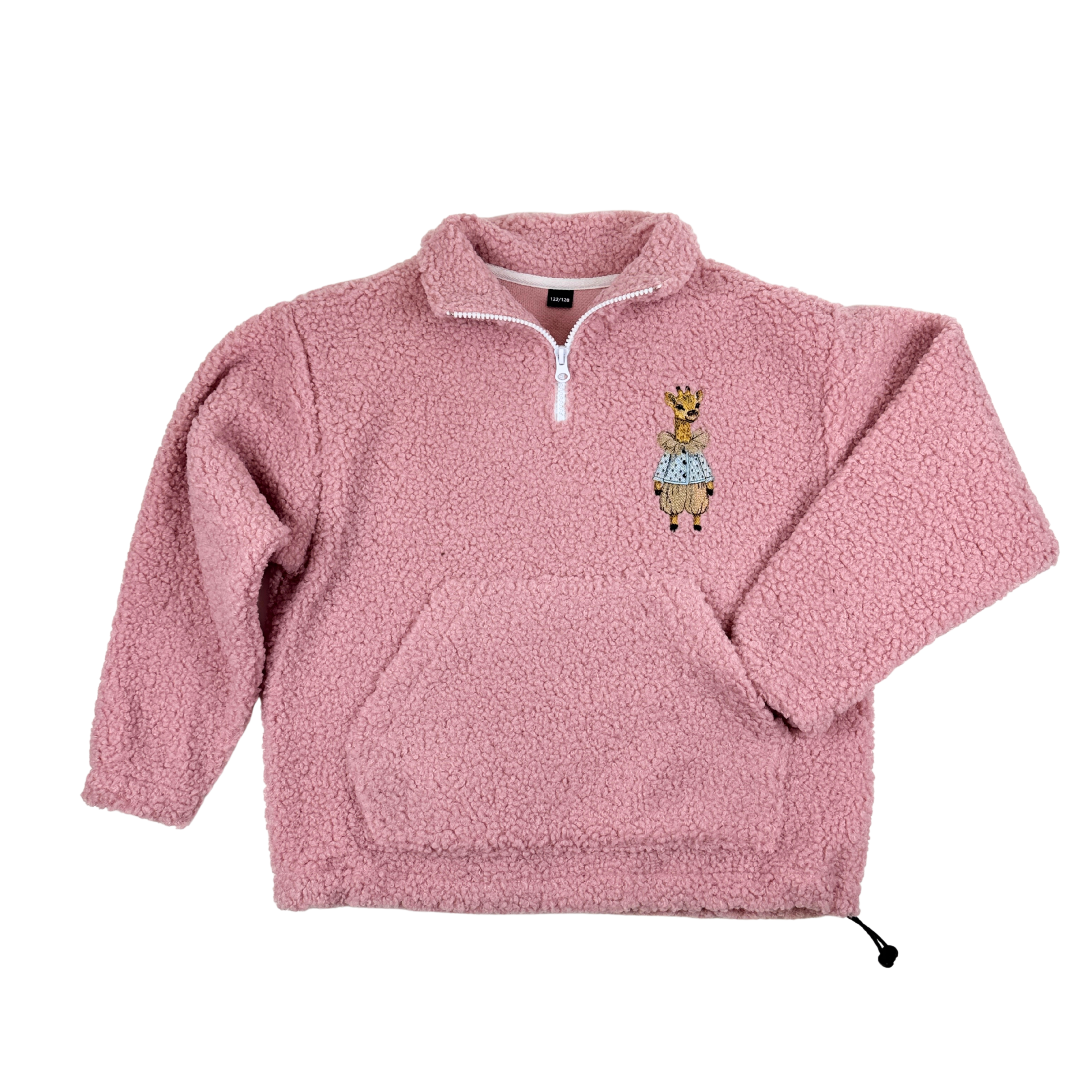 Rožinės spalvos vaikiškas TEDDY džemperis