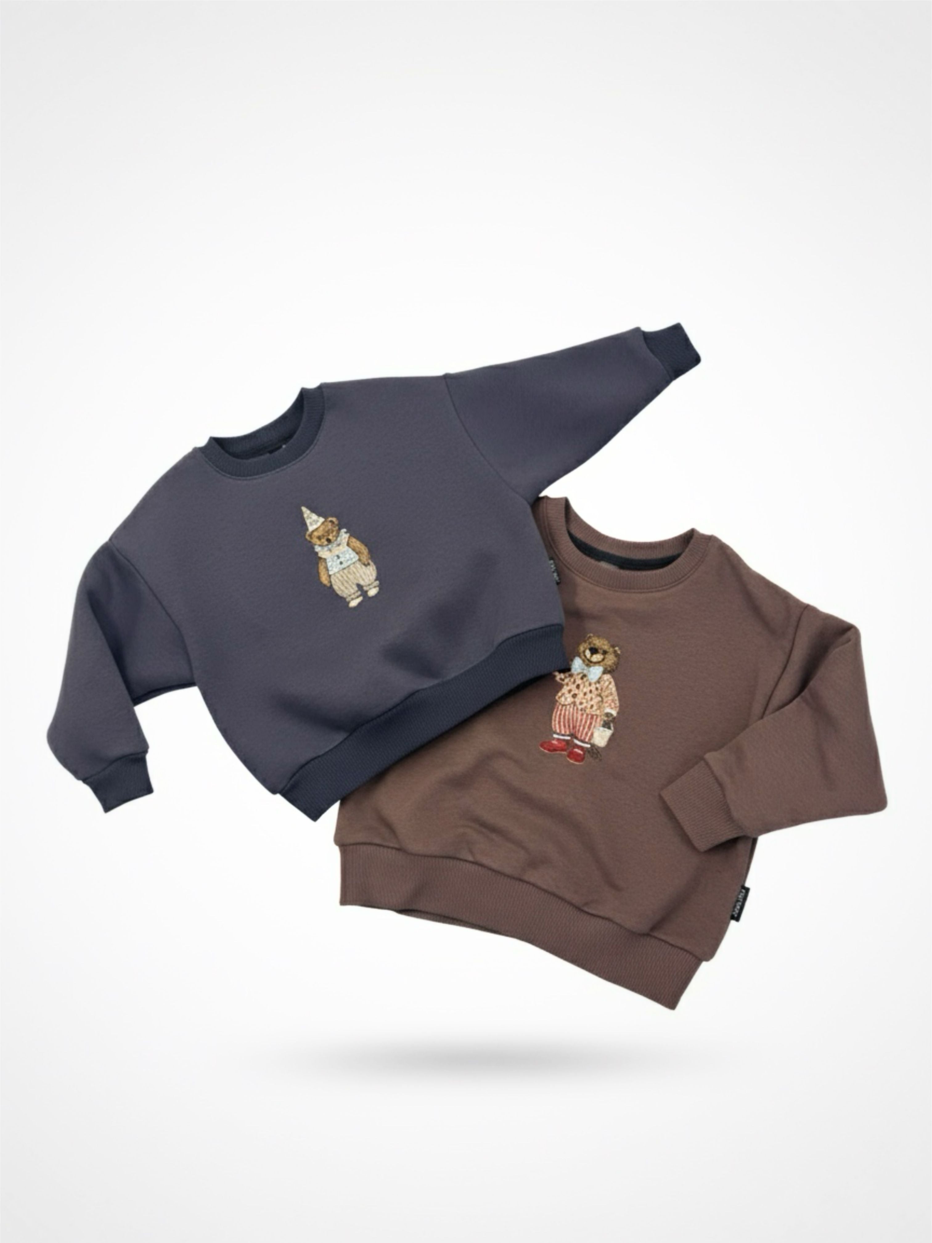 Šokolado spalvos vaikiškas laisvalaikio komplektas | "Bebriukas"