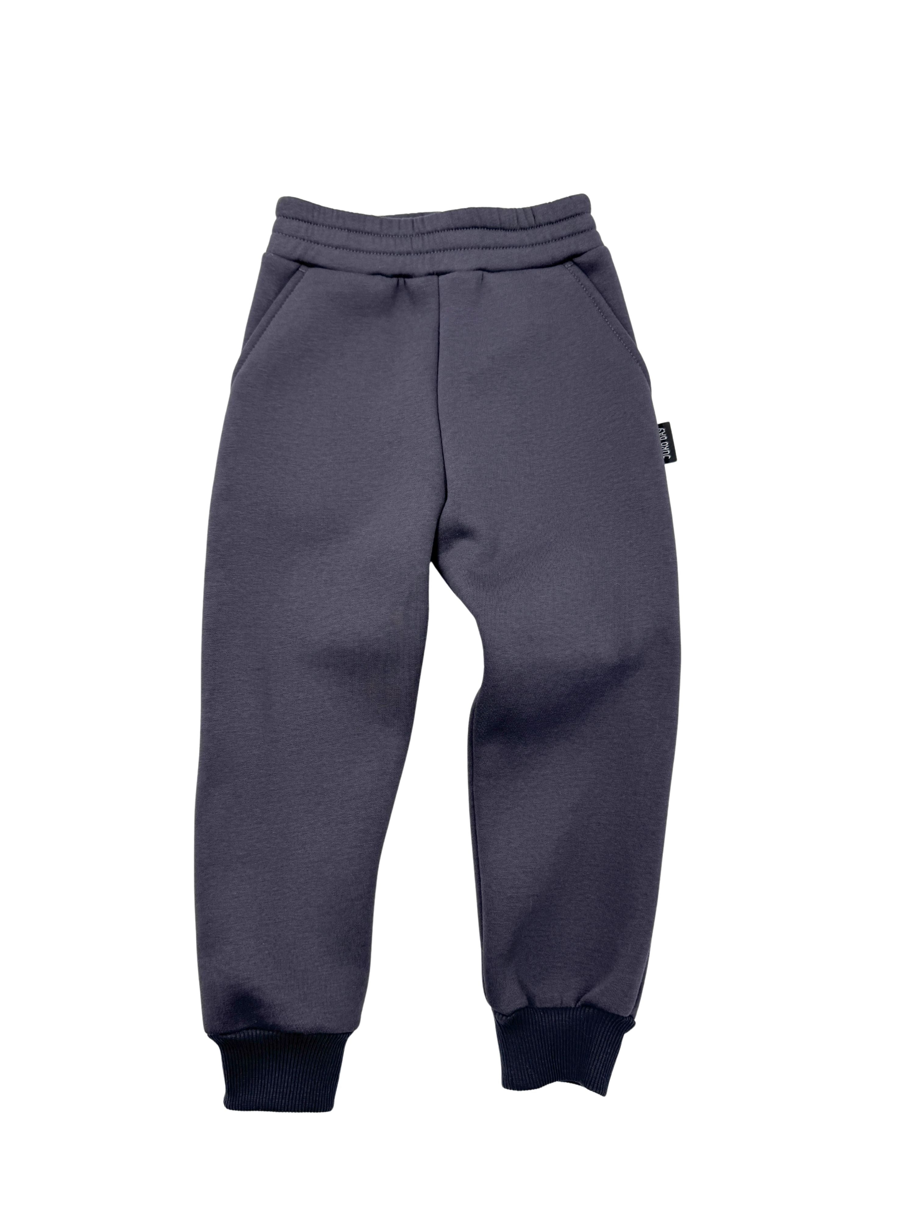 Grafito spalvos vaikiškas laisvalaikio komplektas | "Meškiukas"