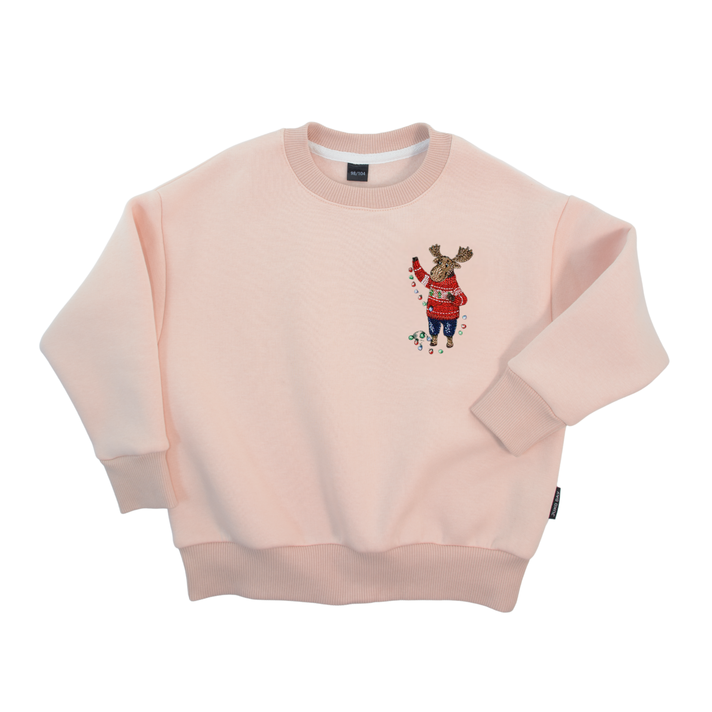 Persiko spalvos kalėdinis džemperis | SUSIKOMPLEKTUOK VISAI ŠEIMAI