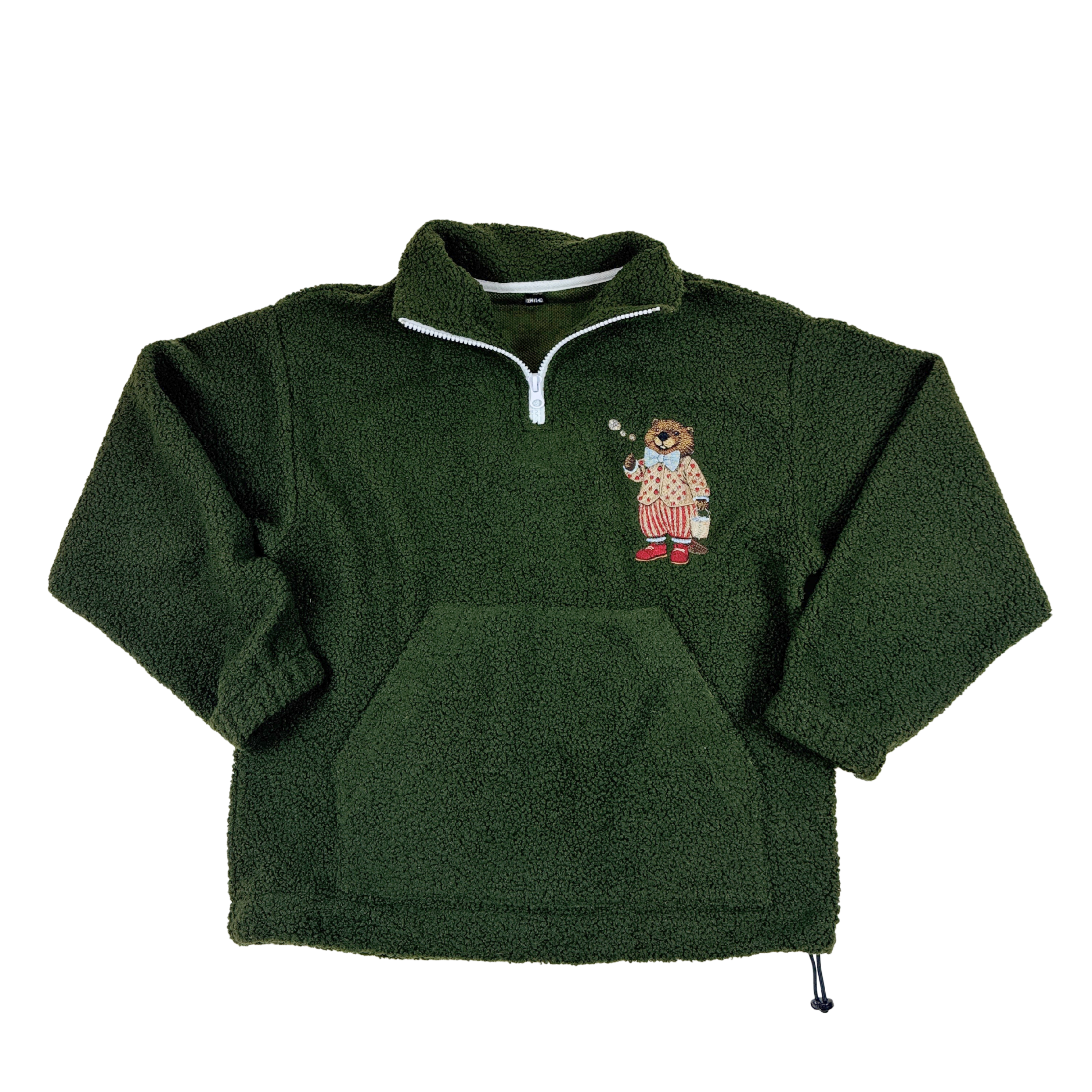 Chaki spalvos vaikiškas TEDDY džemperis