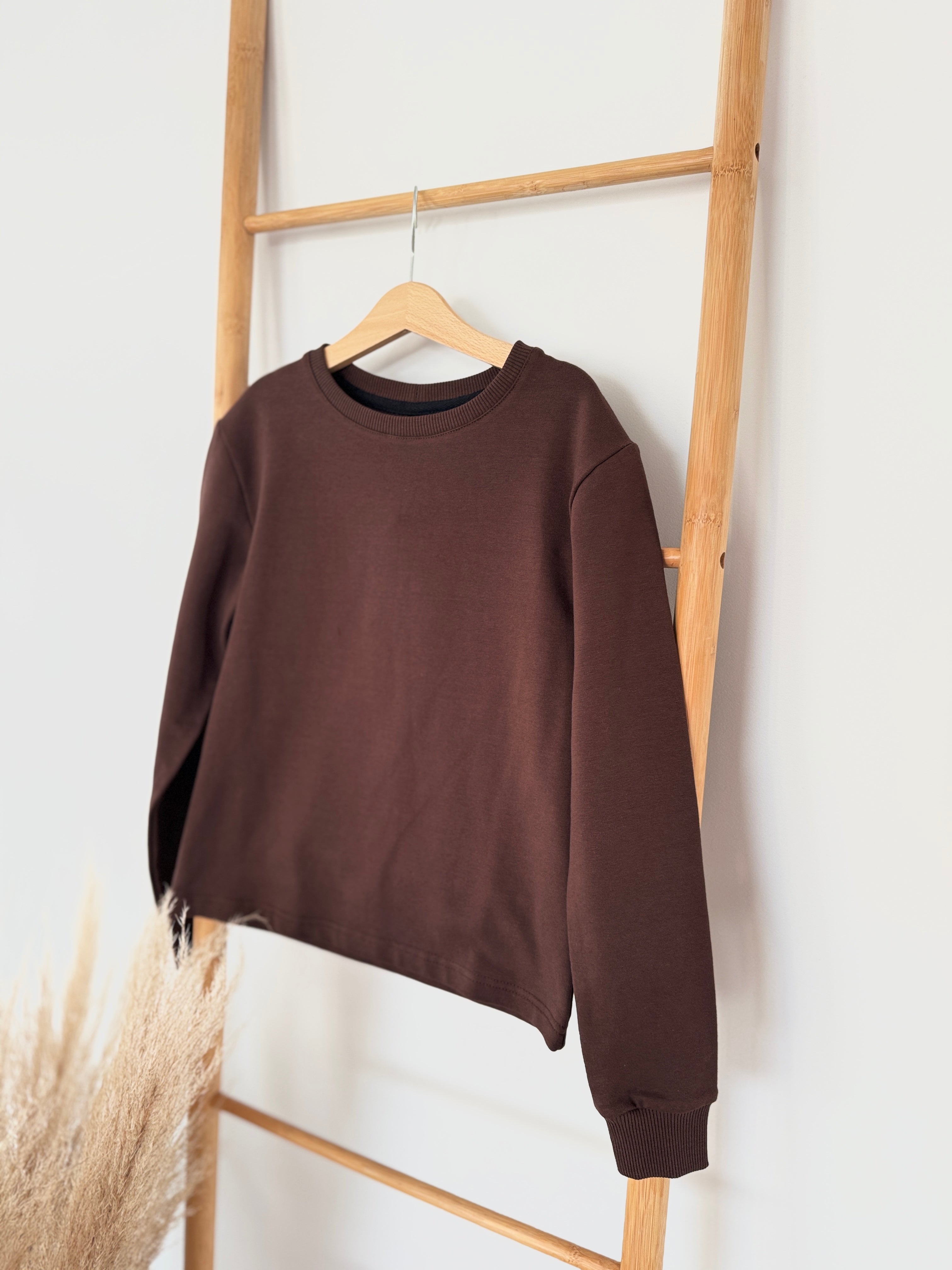 Plonas, vaikiškas džemperis rudos spalvos | 122-128 dydis