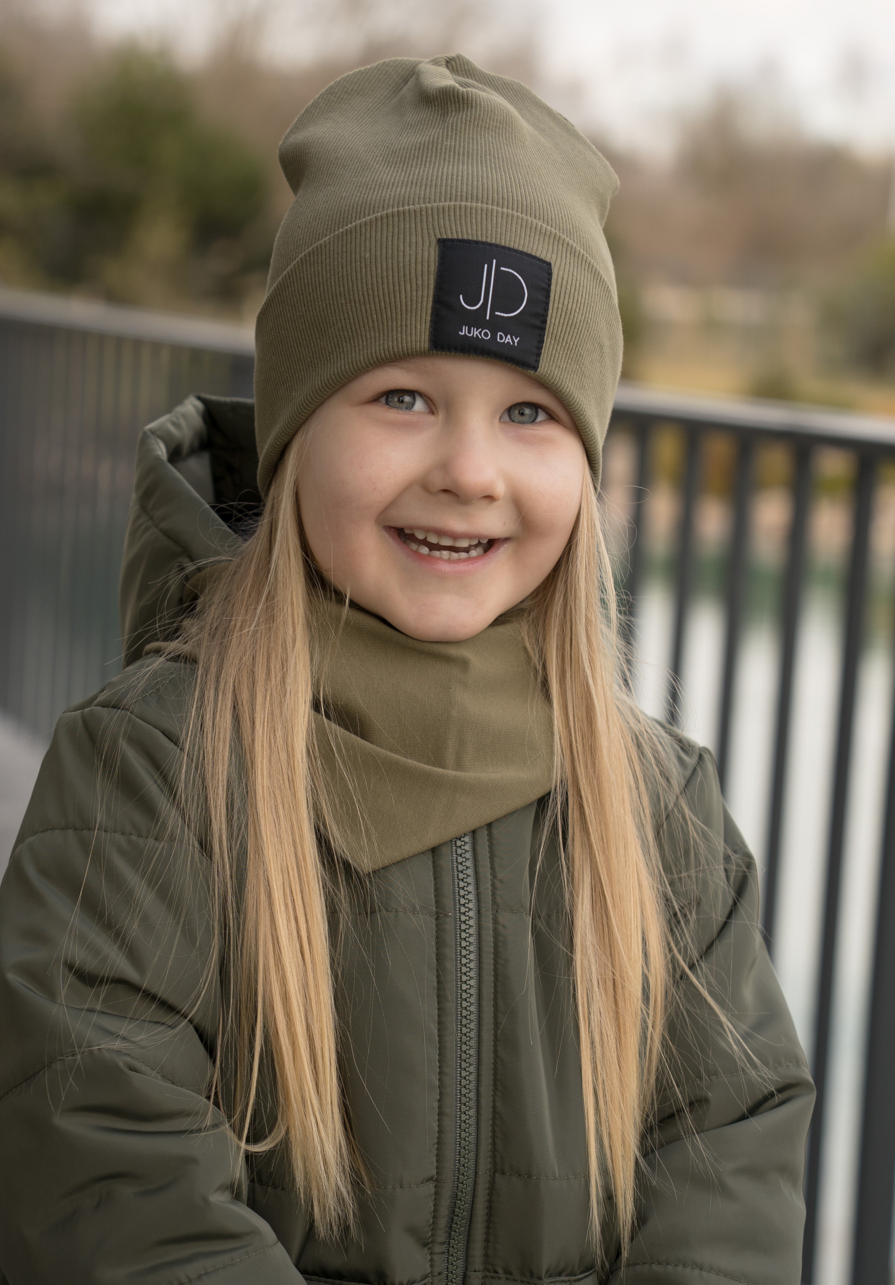 Klasikinio modelio, dvigubos pavasarinės / rudeninės RIB kepurės vaikams