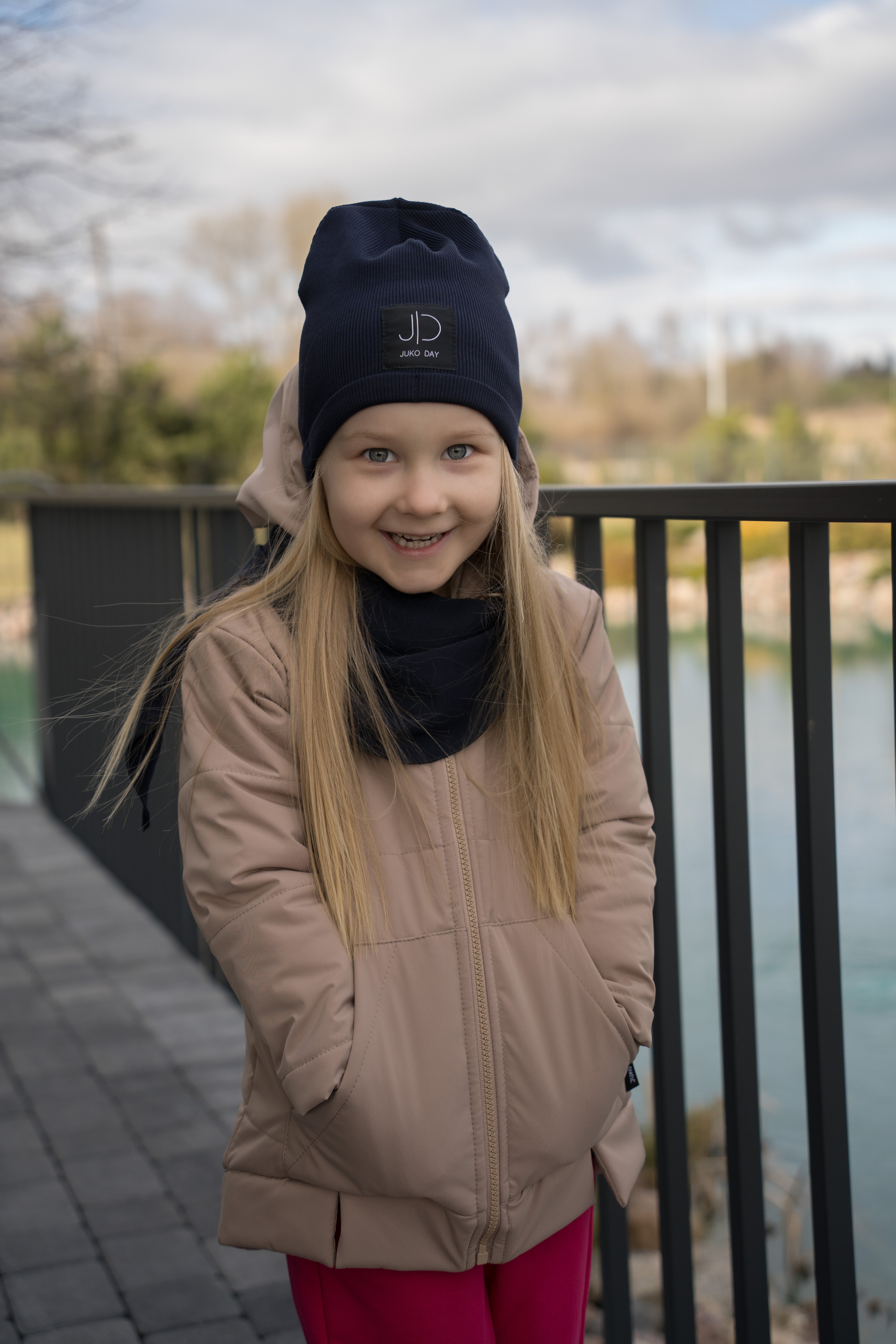 Klasikinio modelio, viengubos pavasarinės / rudeninės RIB kepurės vaikams