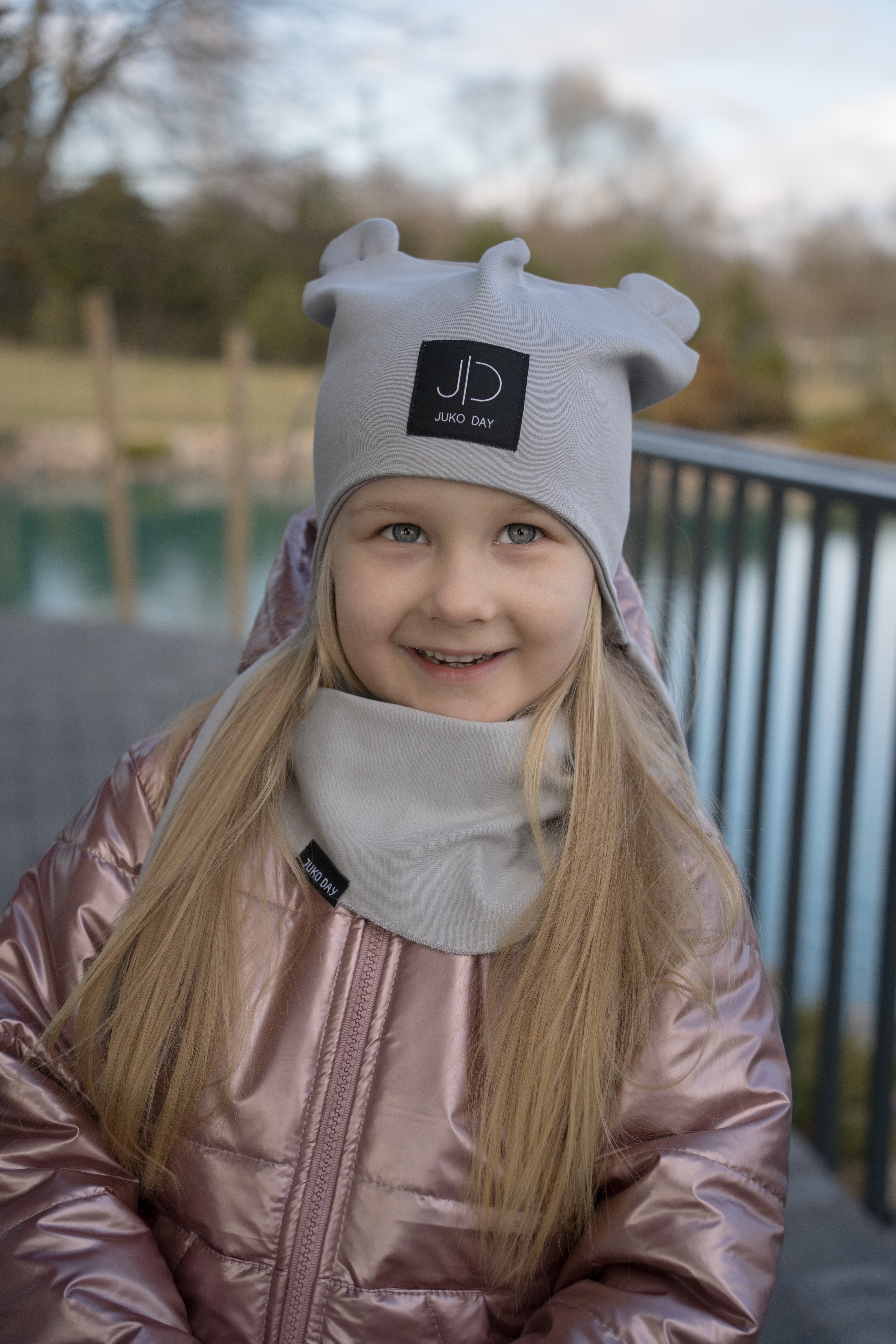 Vaikiškos kepurės su raišteliais "Meškučio ausytės"