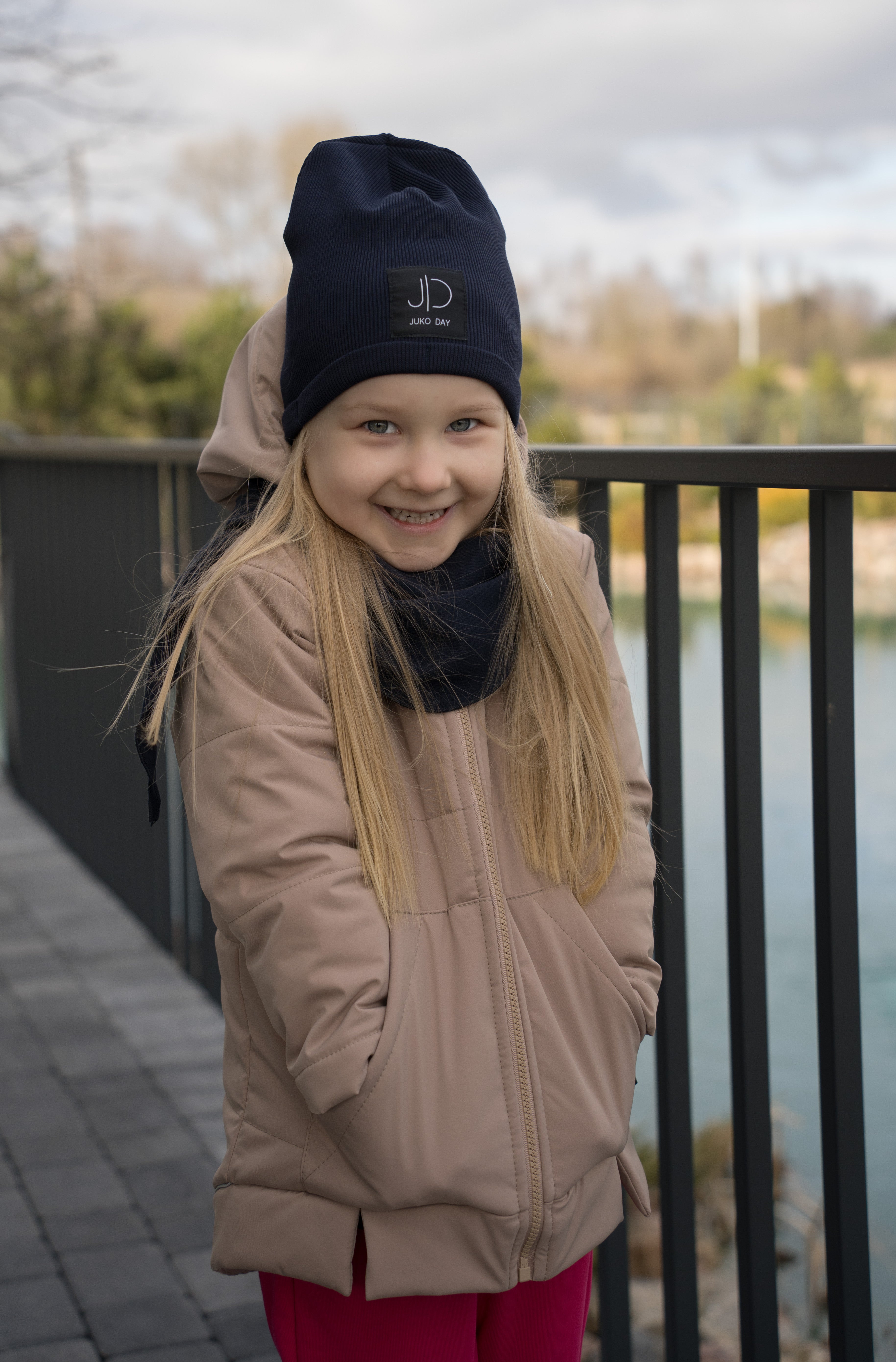 Klasikinio modelio, viengubos pavasarinės / rudeninės RIB kepurės vaikams