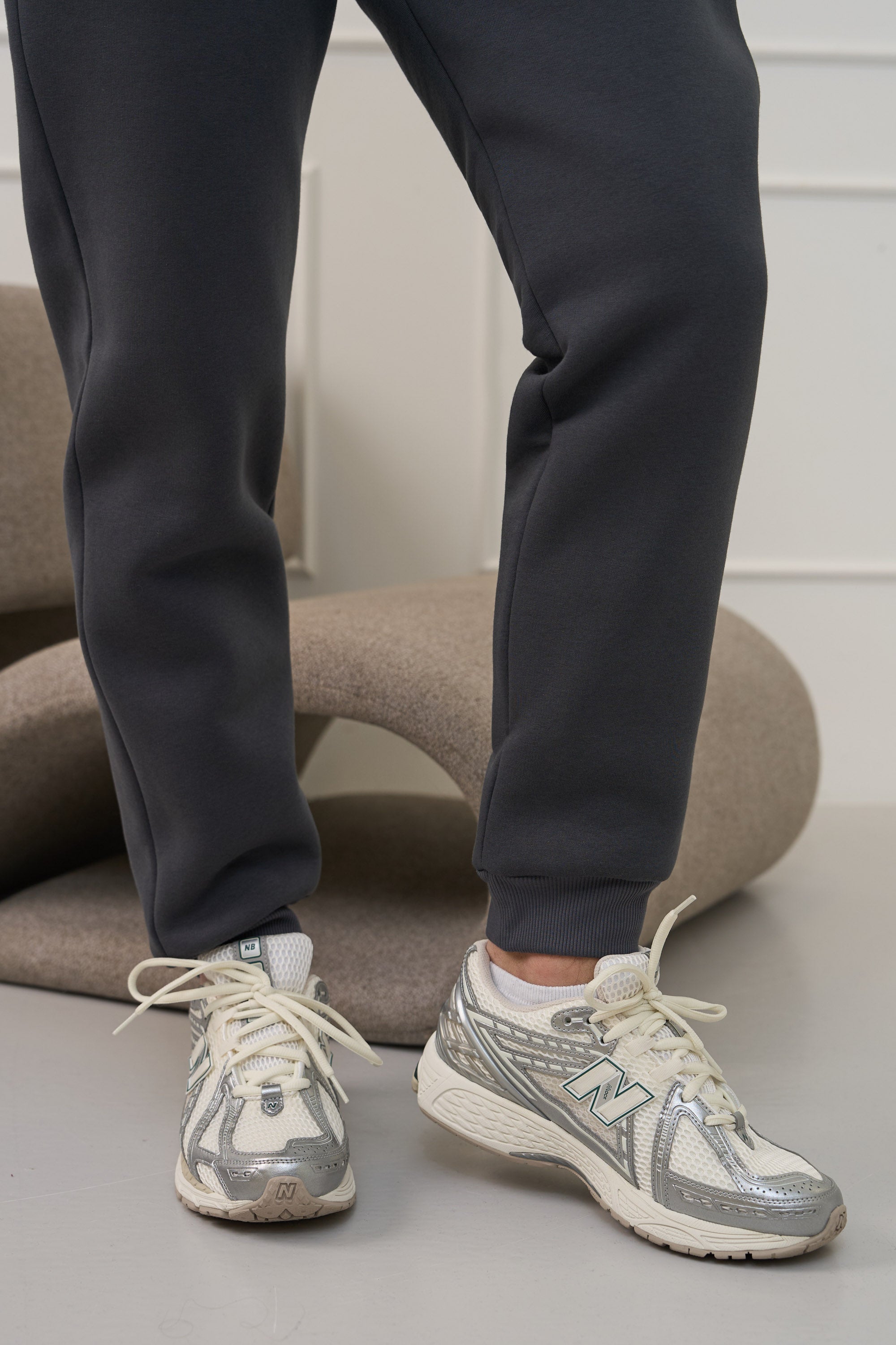 Juodos, vyriškos kelnės su RIB