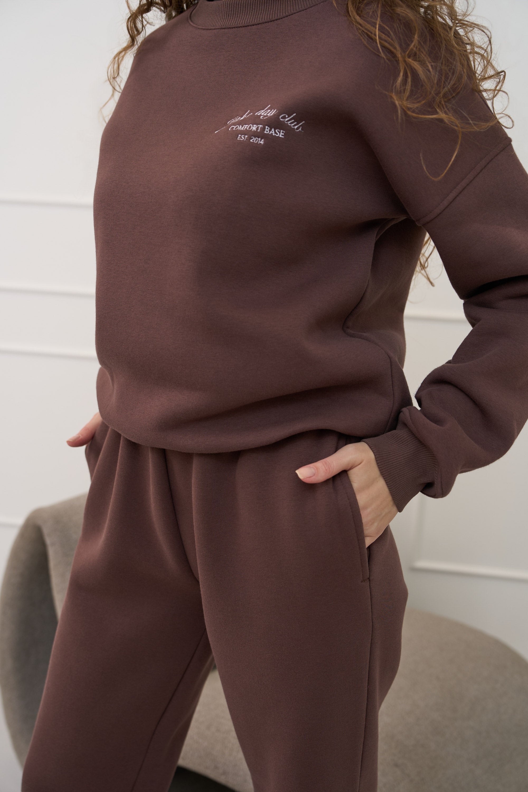 Moteriškos kelnės "COFFEE BEAN" | Su guma