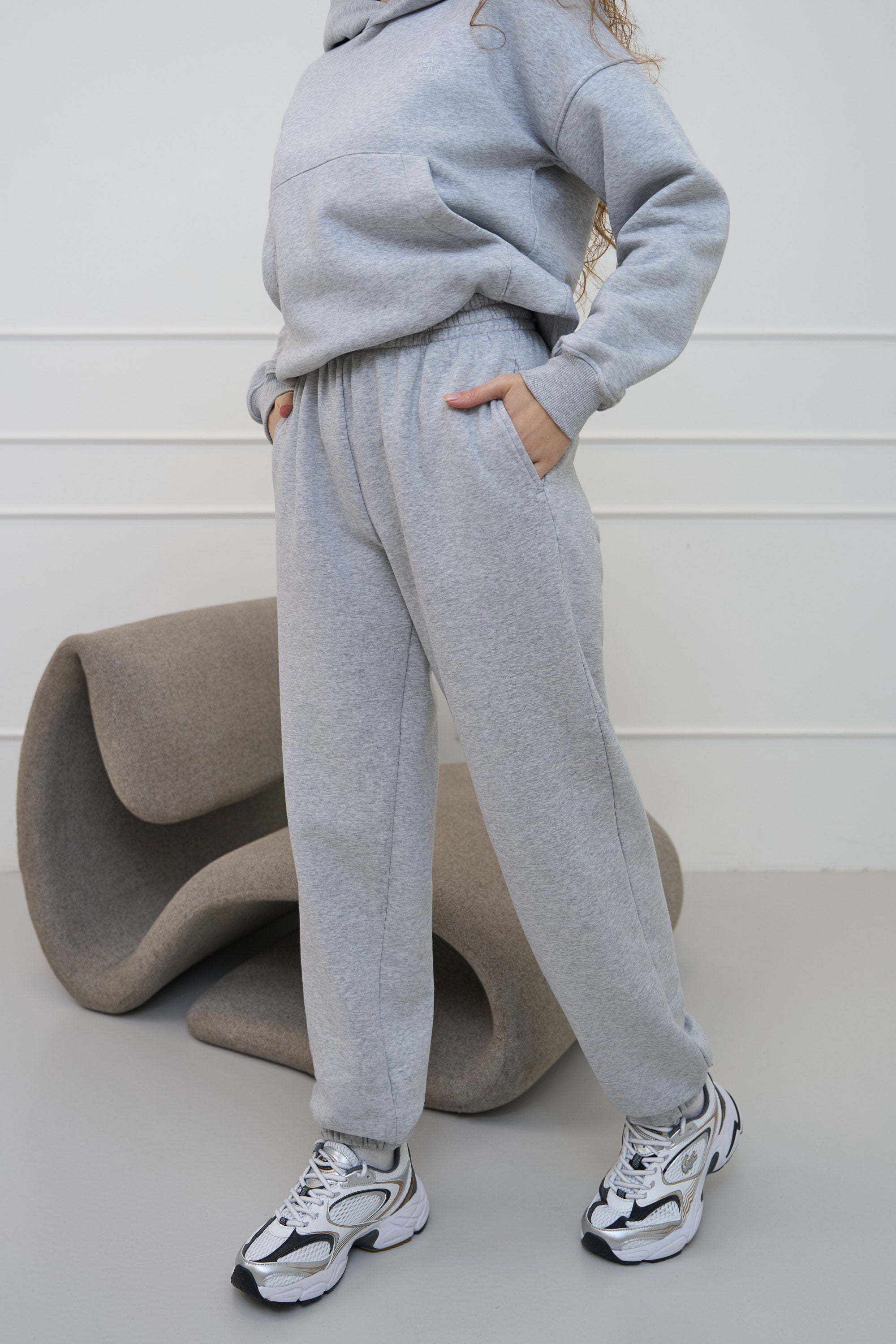 Moteriškos kelnės "CLOUD NIMBUS" | Su guma