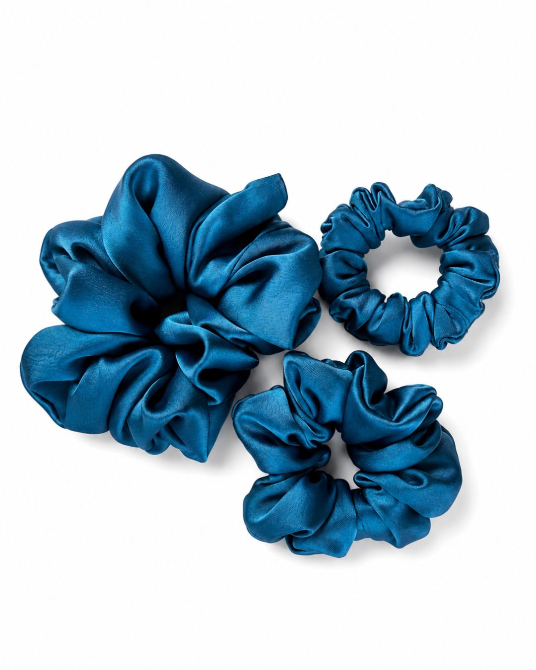 Armani šilko gumelės plaukams | Petrol blue | 3 dydžiai