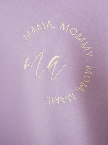 Alyvinis moteriškas megztinis "MAMA"