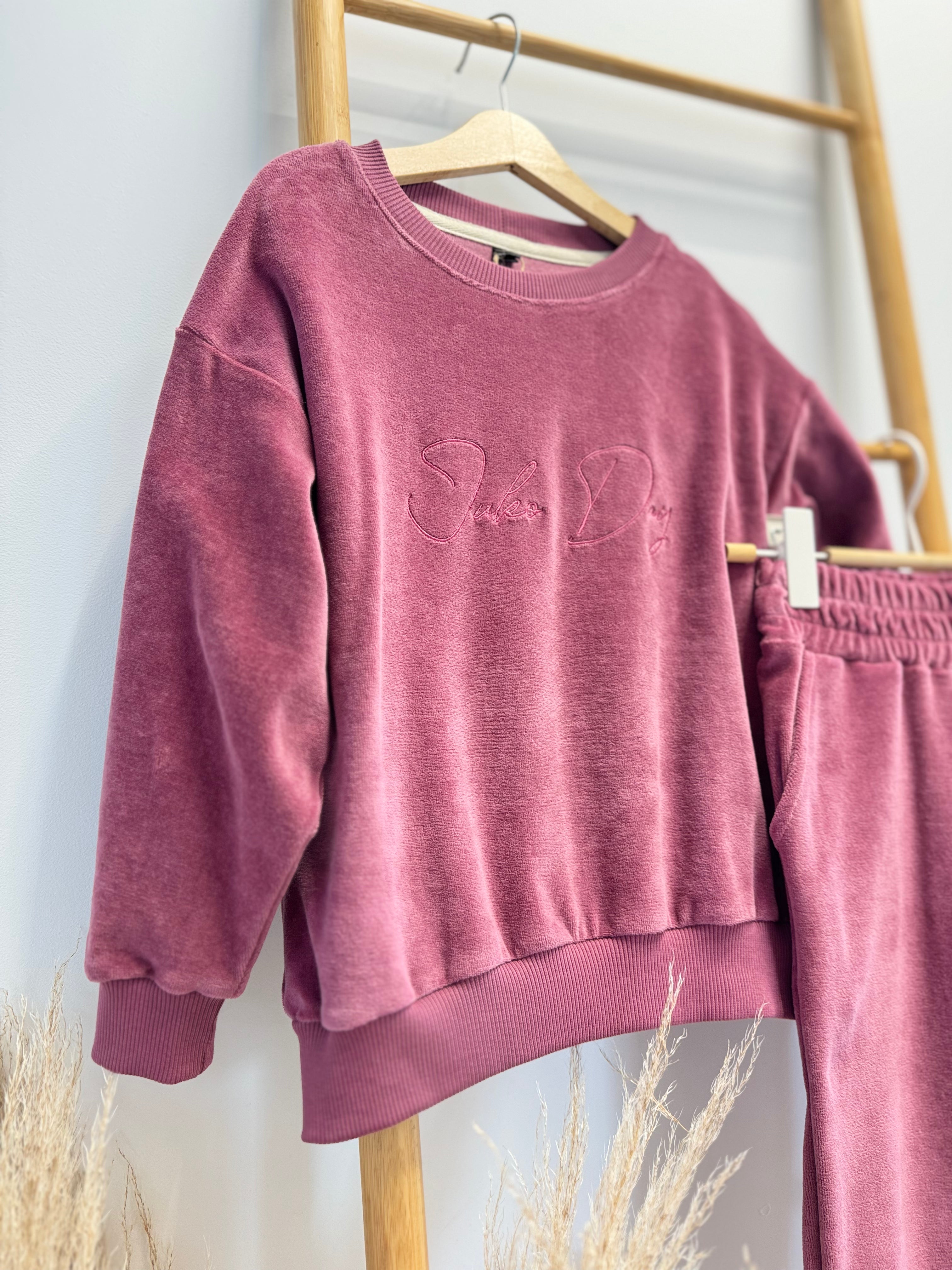 Vaikiškas kostiumėlis iš medvilninio veliūro