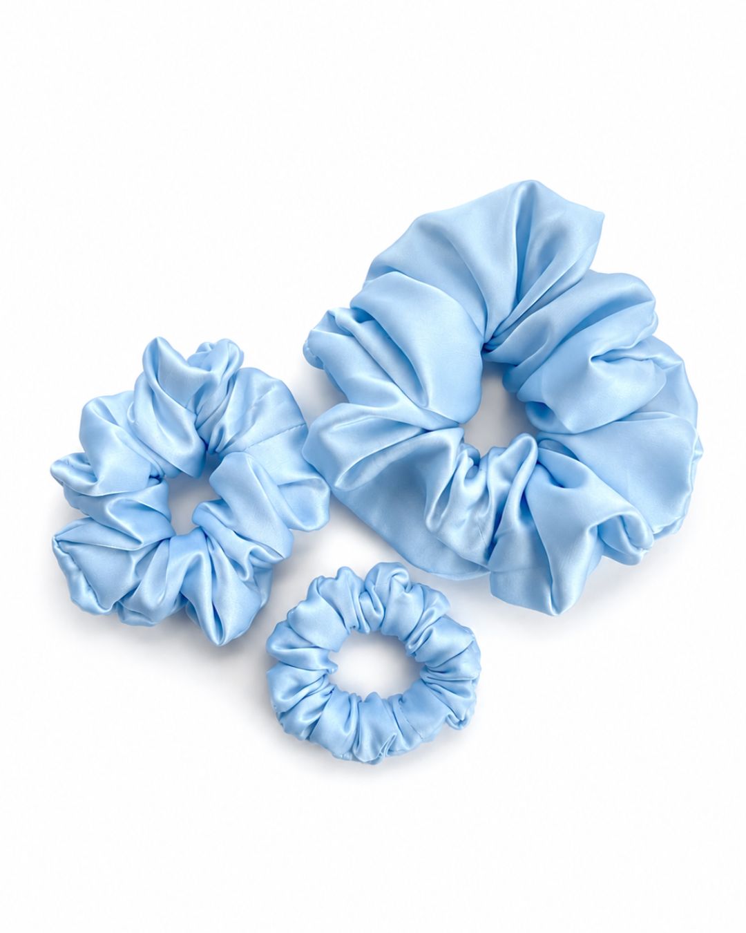 Armani šilko gumelės plaukams | Baby blue | 3 dydžiai