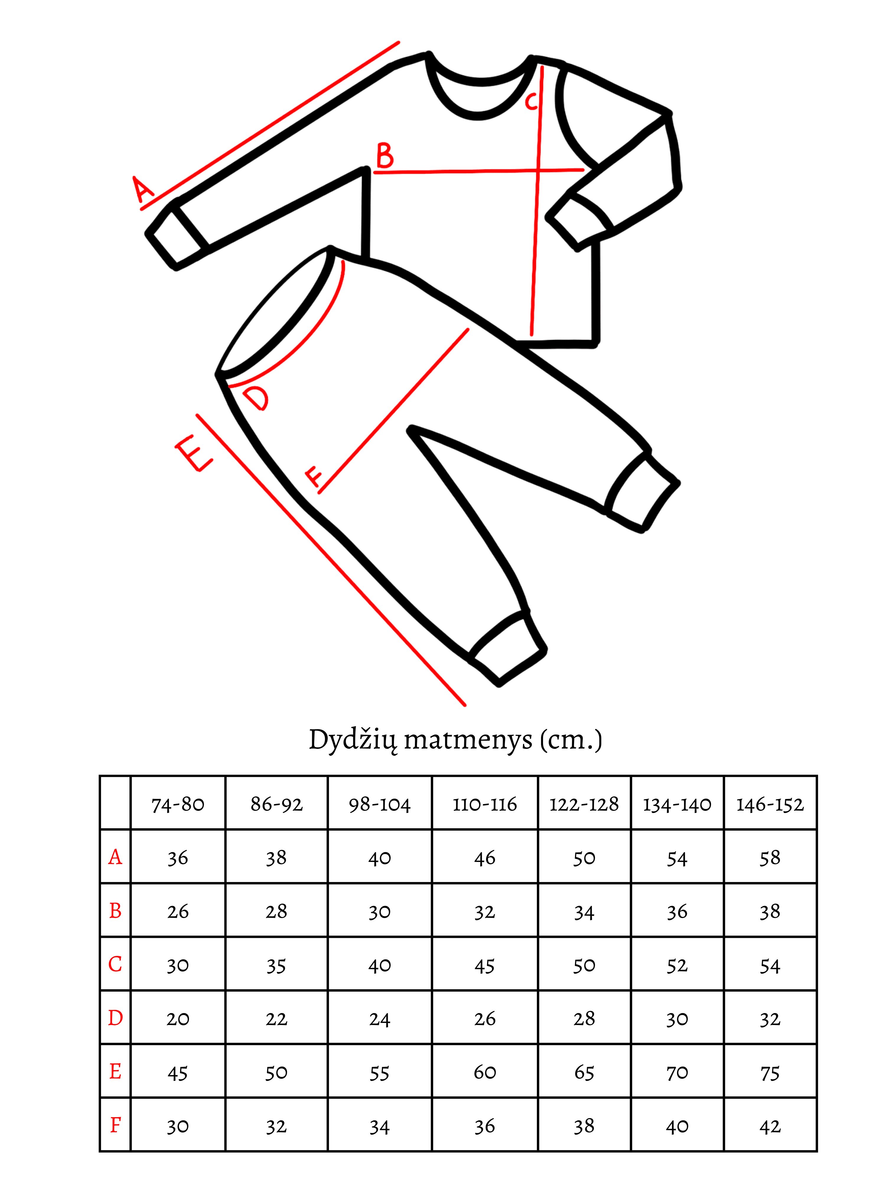 Vaikiška pižama "Vaisiai" - Jukoday